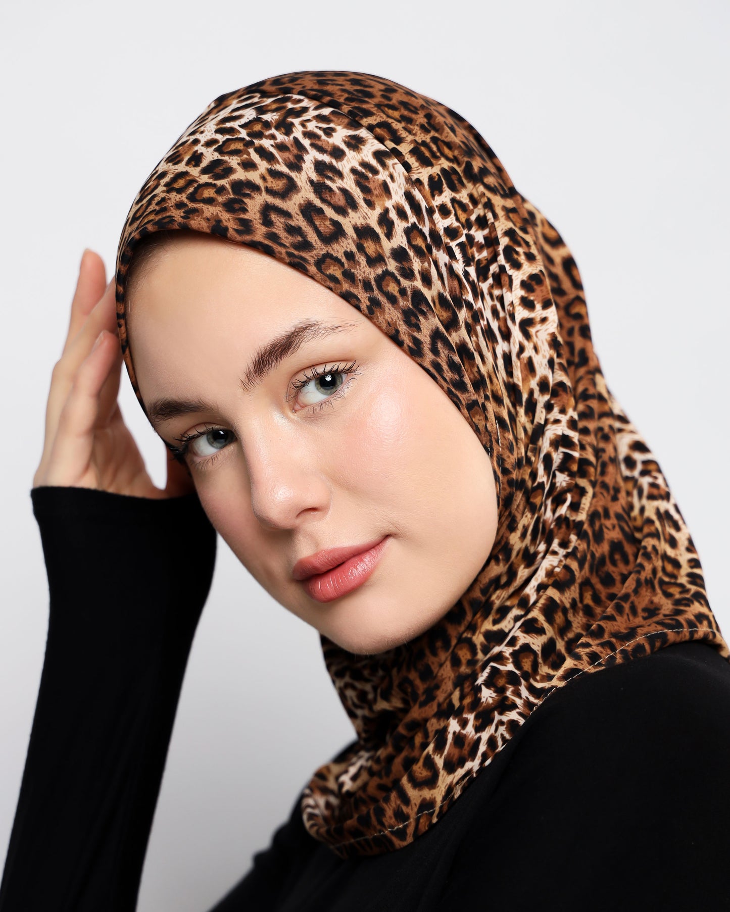 Printed Lycra Ready-made Hijab