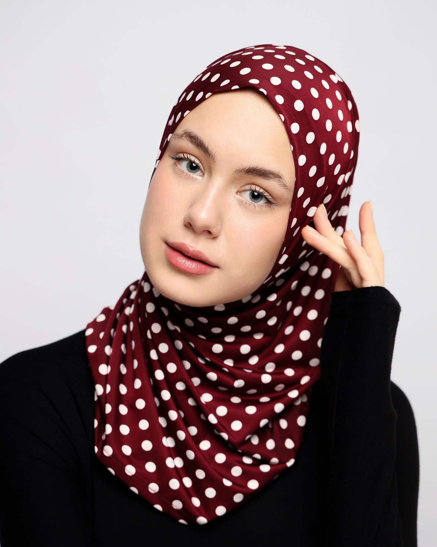 Printed Lycra Ready-made Hijab
