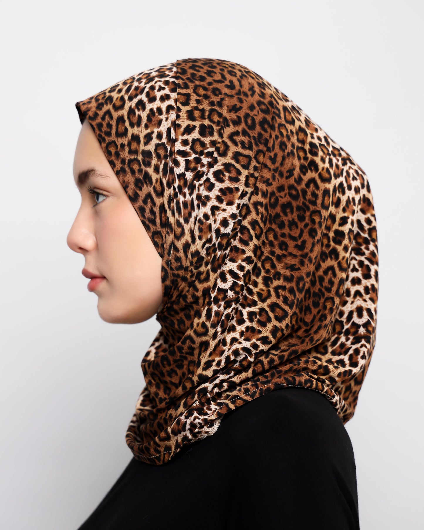 Printed Lycra Ready-made Hijab