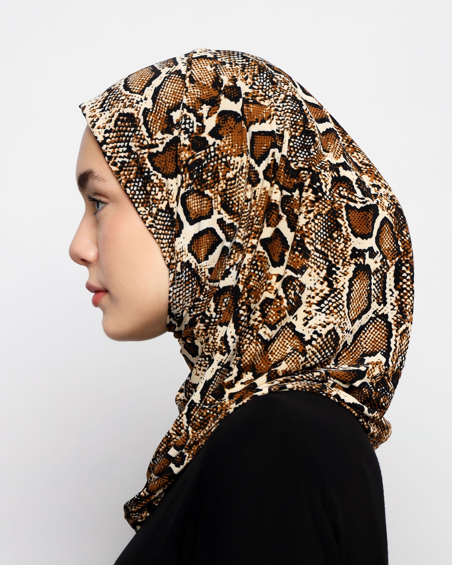 Printed Lycra Ready-made Hijab