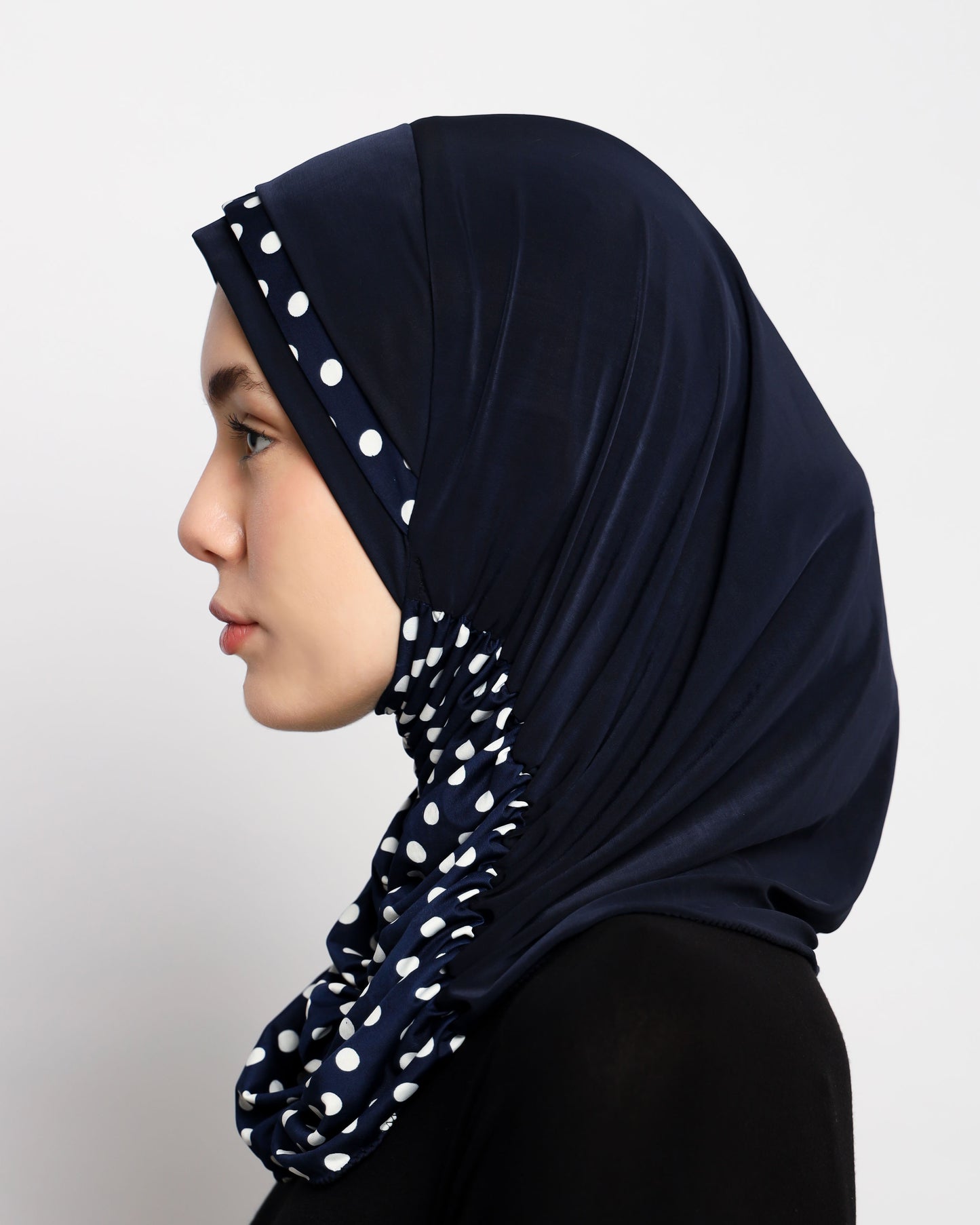 Printed Gathering Ready-made Hijab
