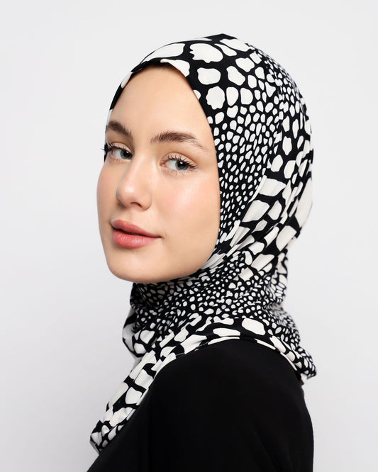 Printed Lycra Ready-made Hijab