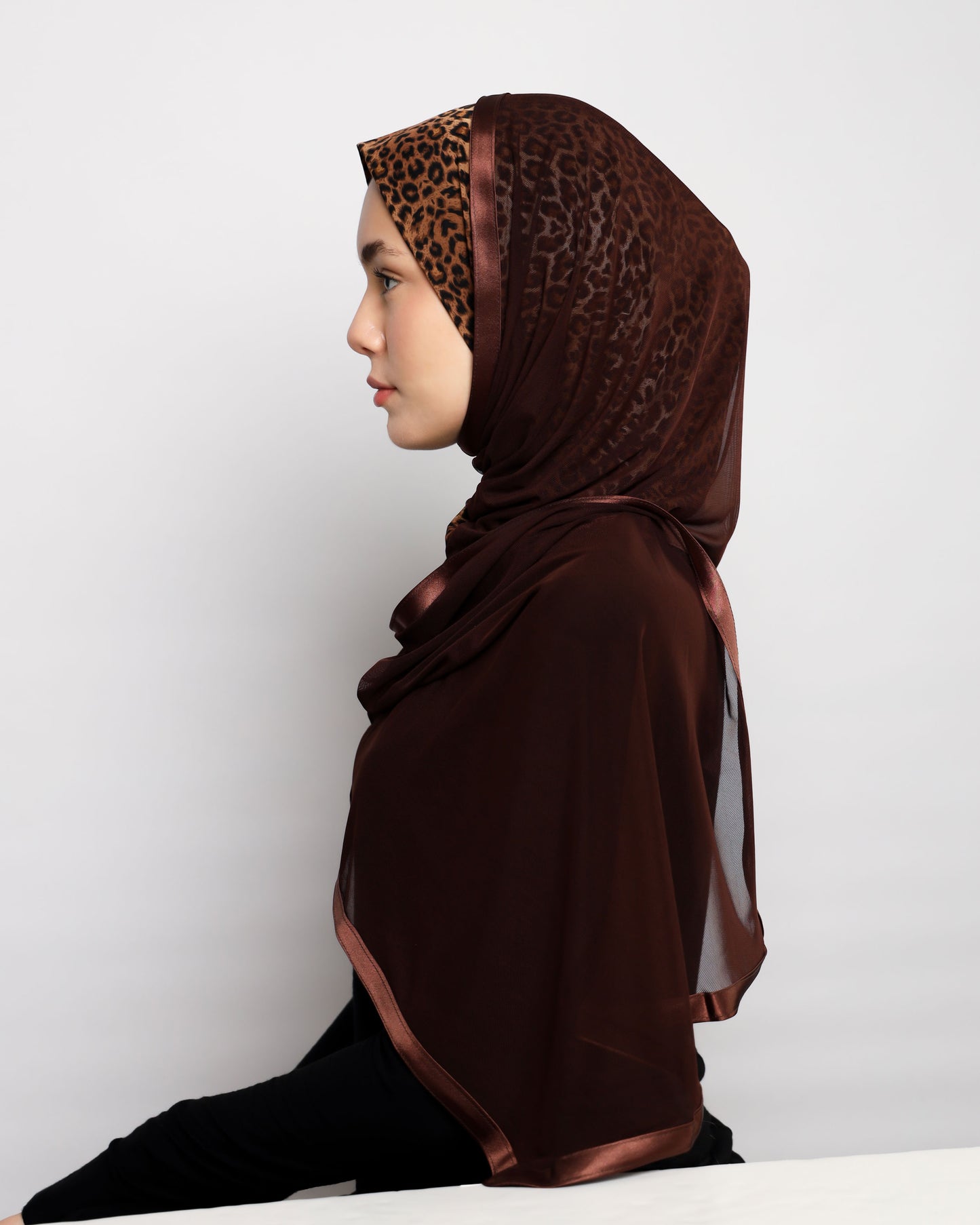 Lycra Printed Ready-made Hijab