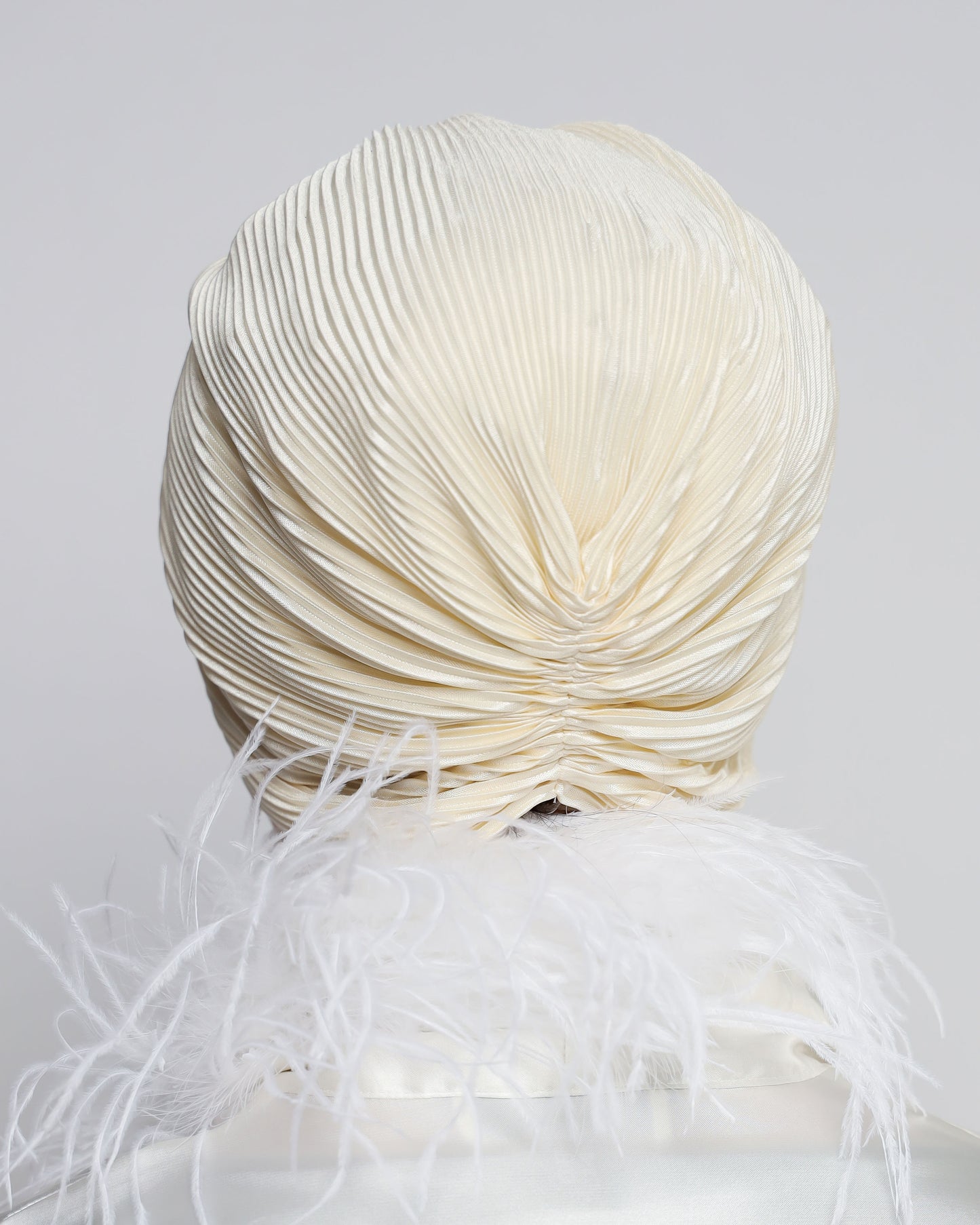 Plain Plisse Turban