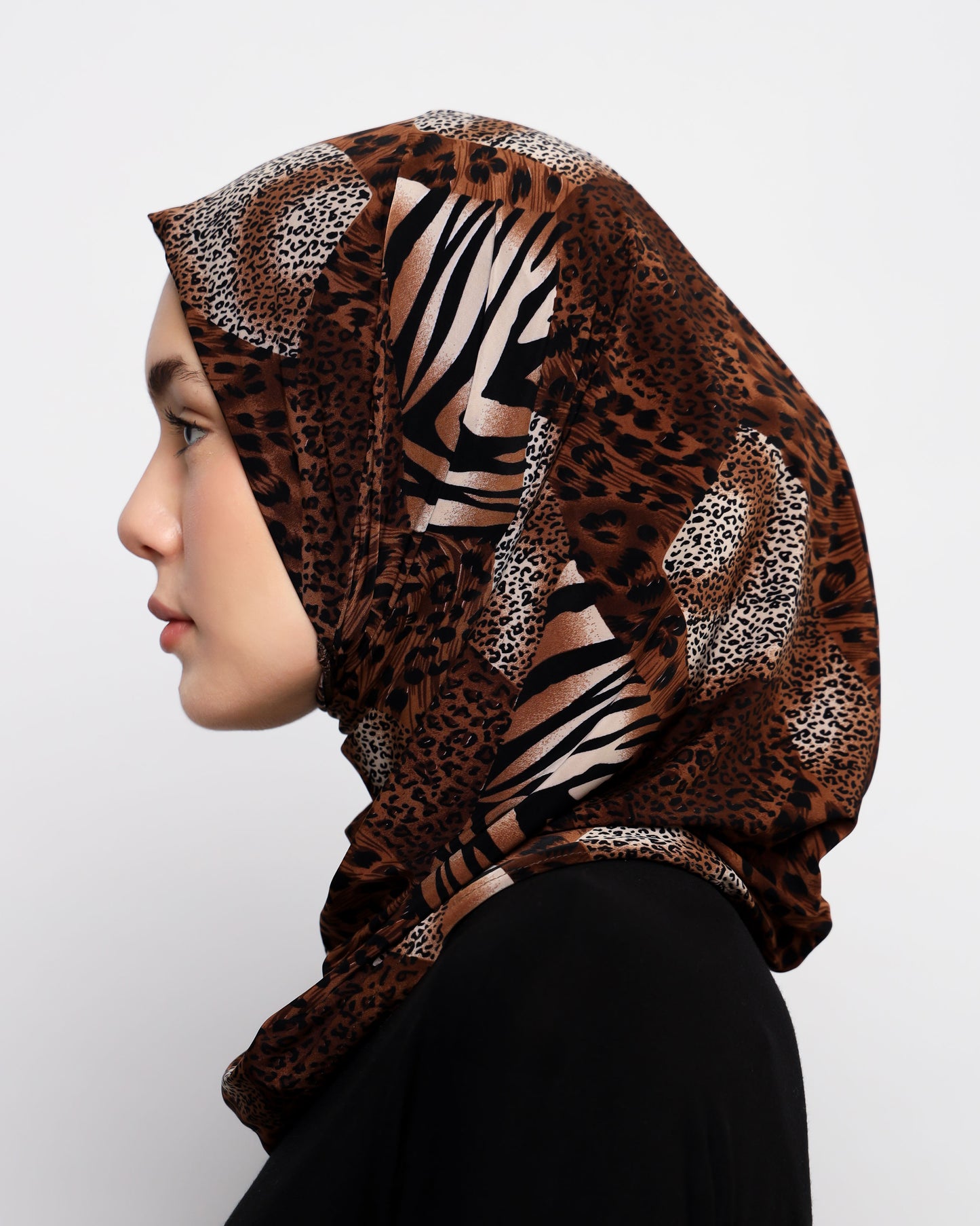 Printed Lycra Ready-made Hijab