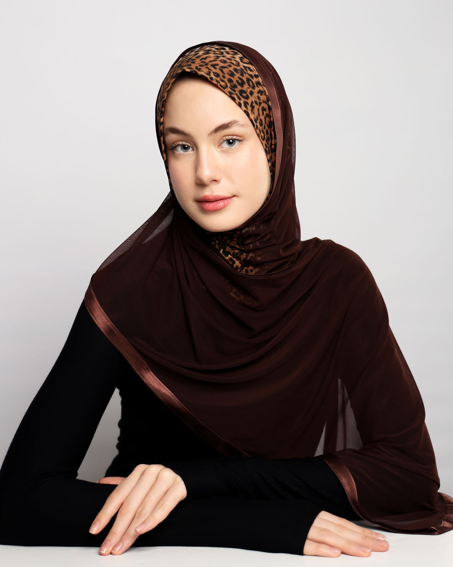 Lycra Printed Ready-made Hijab