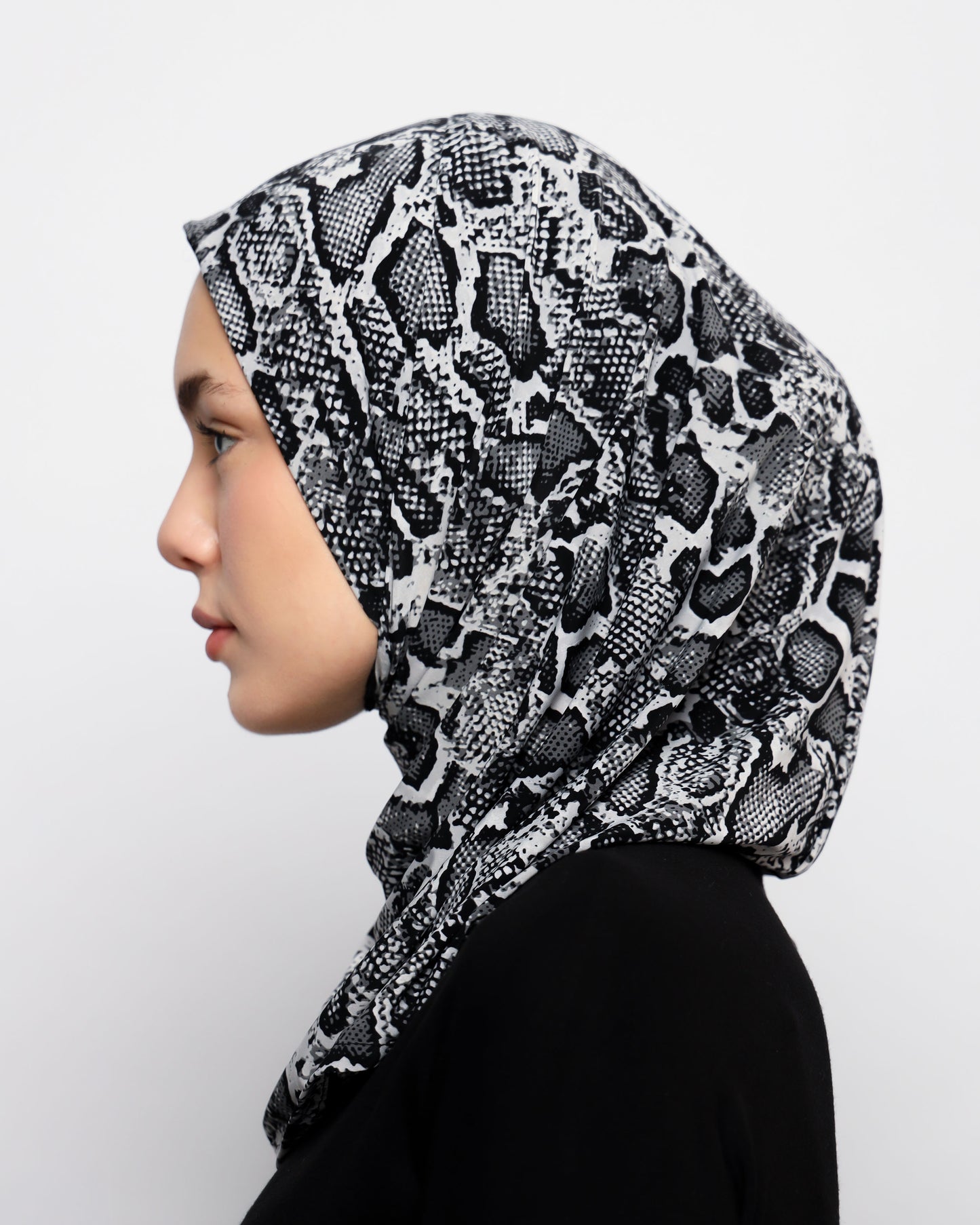 Printed Lycra Ready-made Hijab