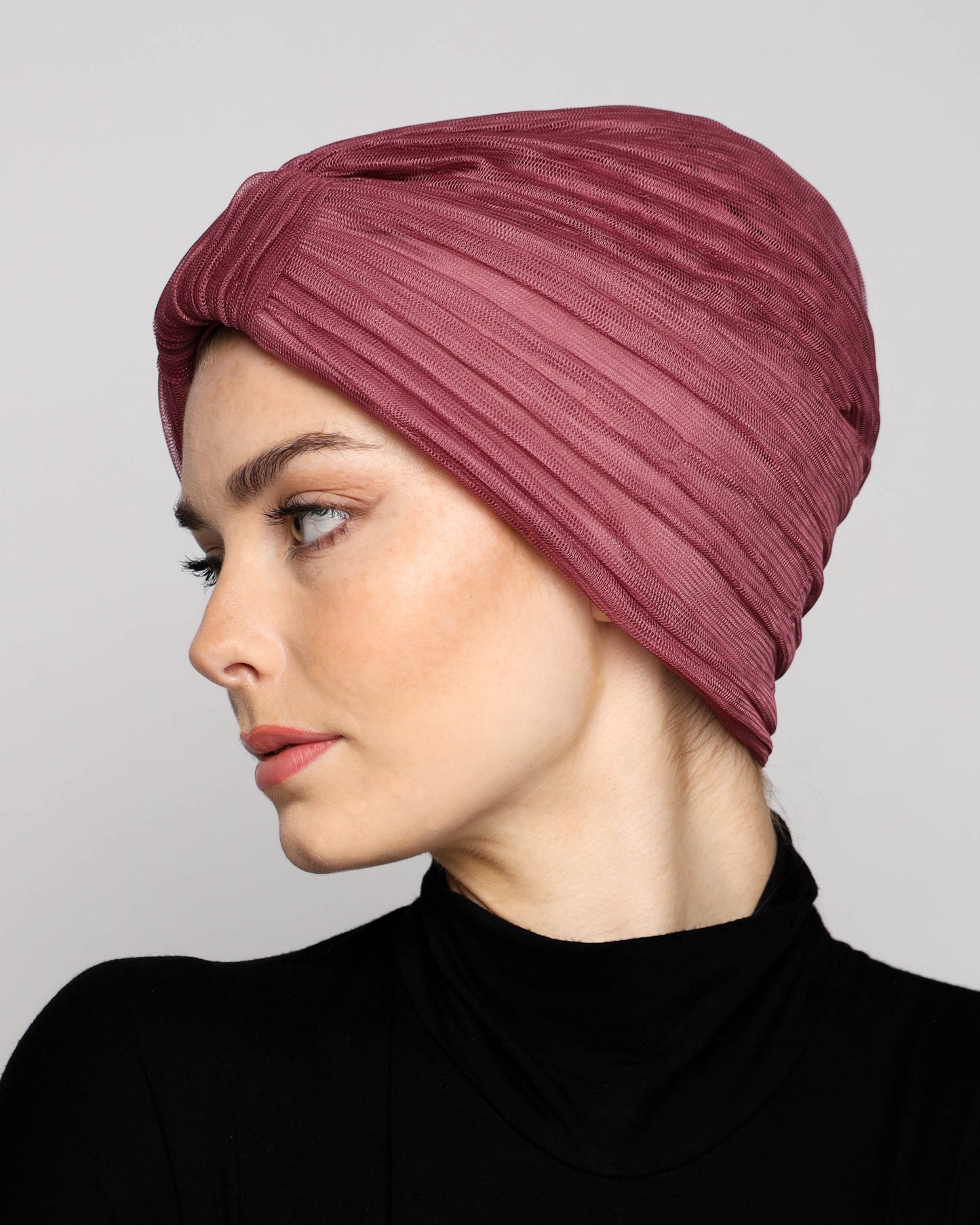 Tulle Pleats Turban