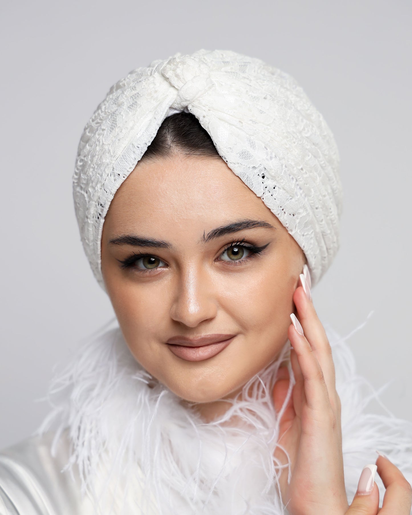 Lace Lines Turban