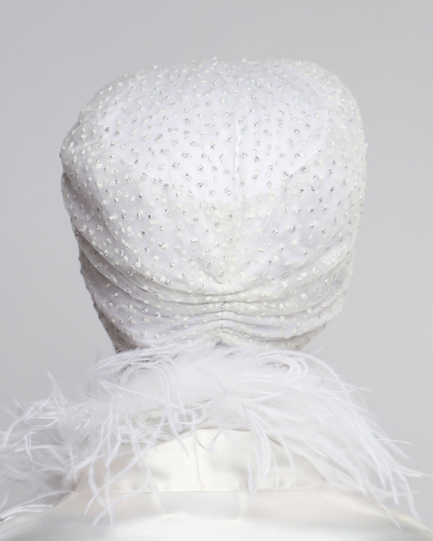 Bridal Polka Dots Turban