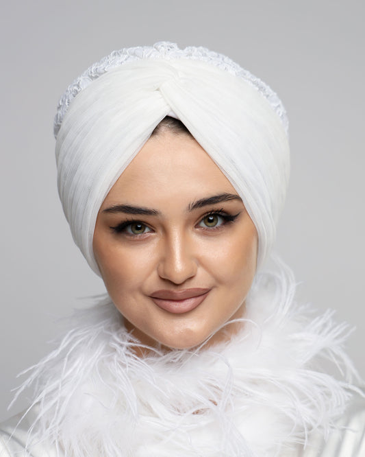 Bridal Twisted Turban