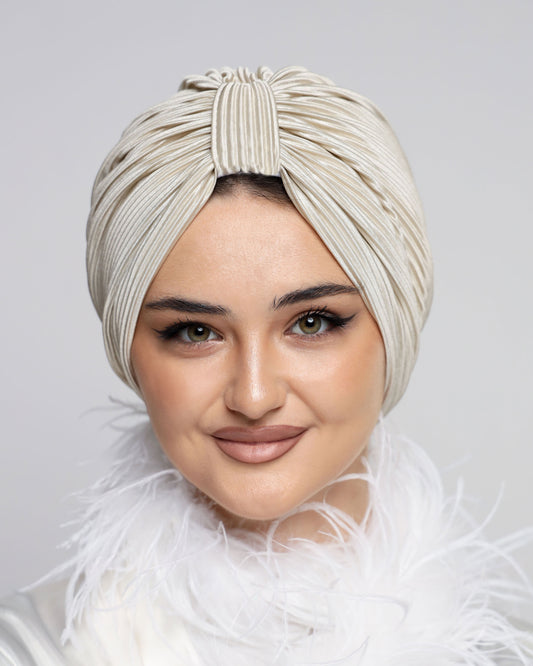 Bridal Plisse Turban