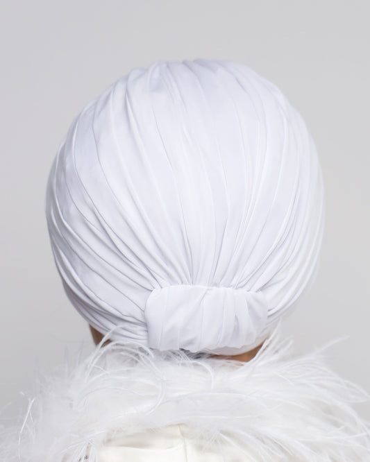 Bridal Lycra Lines Turban
