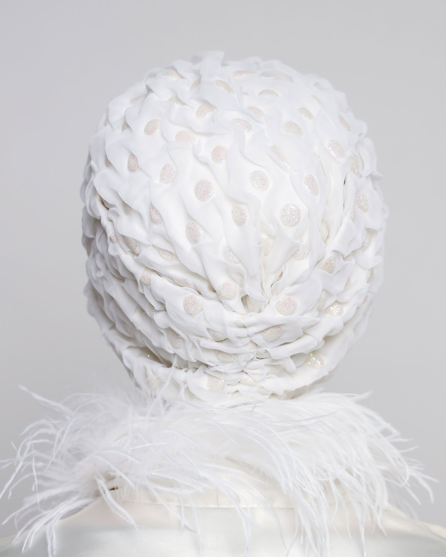 Bridal Glowing Polka Dots Turban