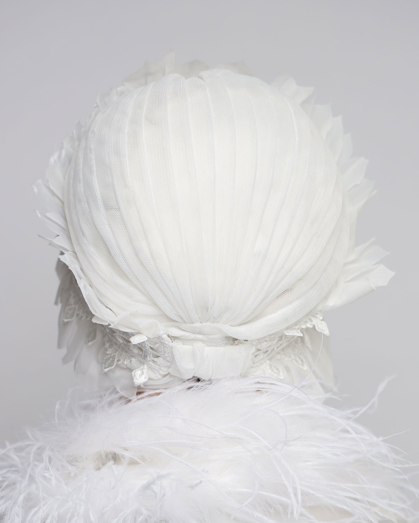 Bridal Ruffles turban