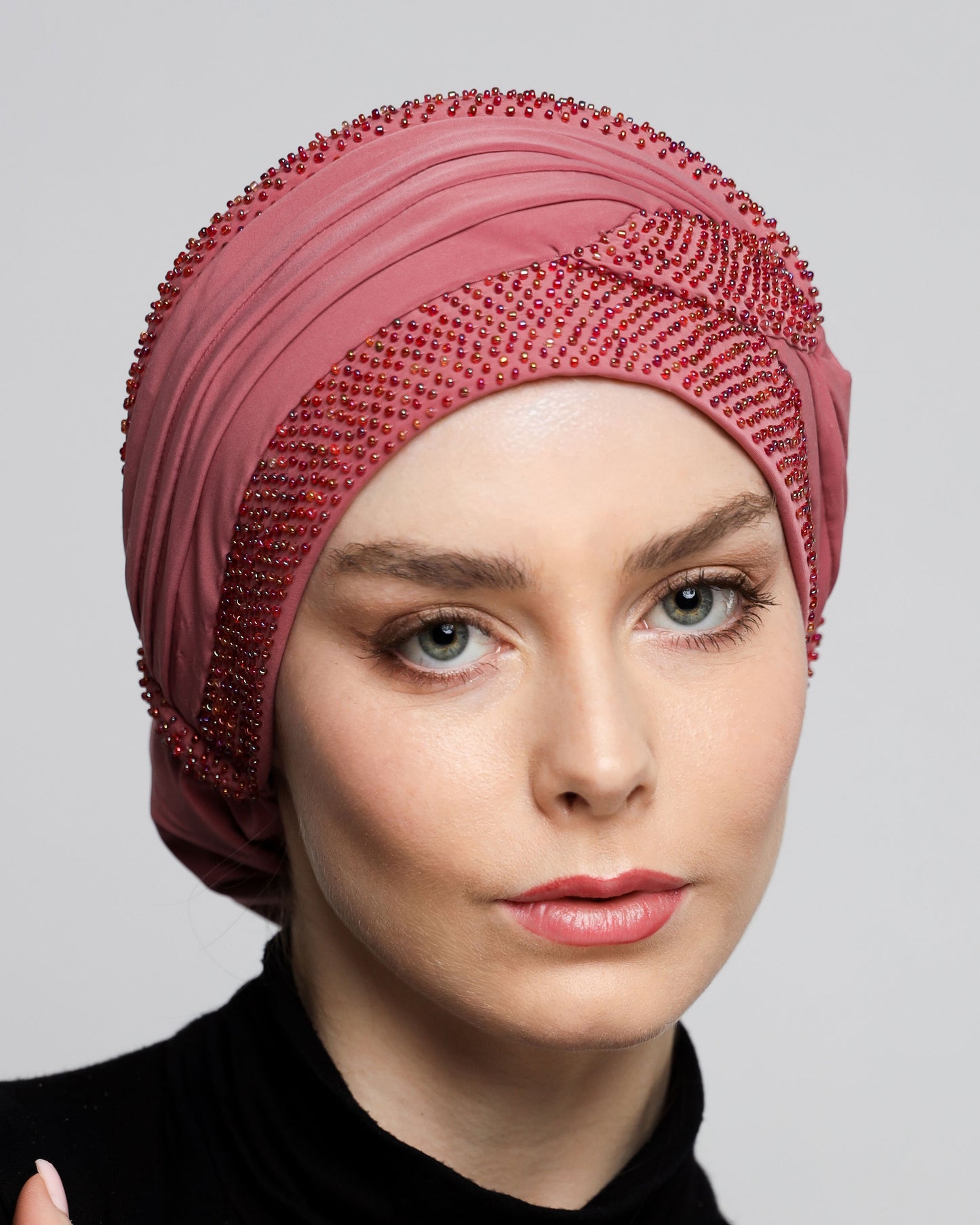 Beading Knot Classic Turban Lycra