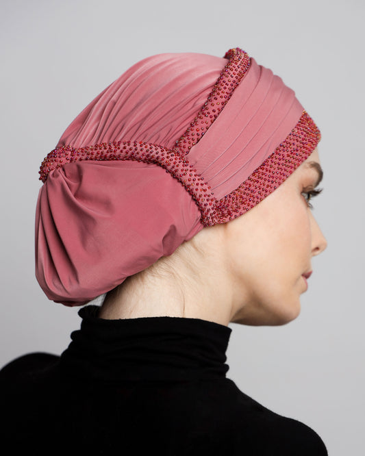 Beading Knot Classic Turban Lycra