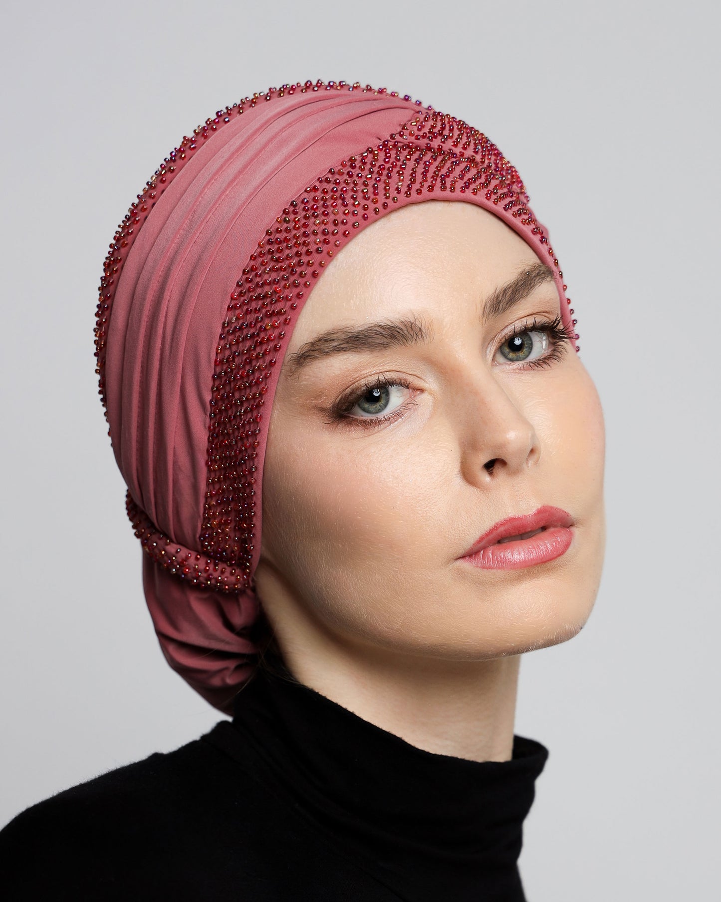 Beading Knot Classic Turban Lycra