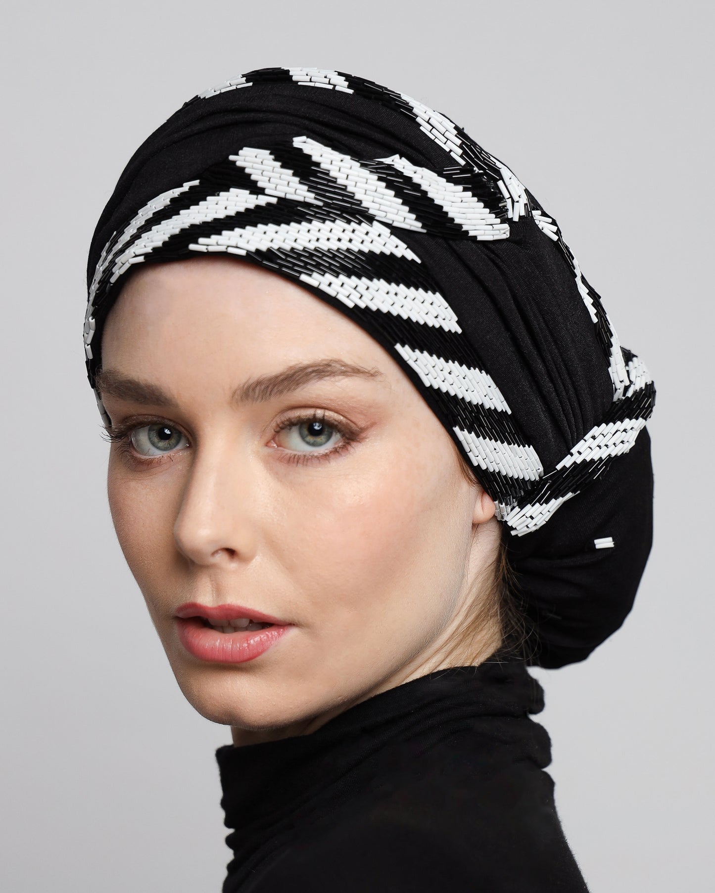 Beading Elegant Classic Turban