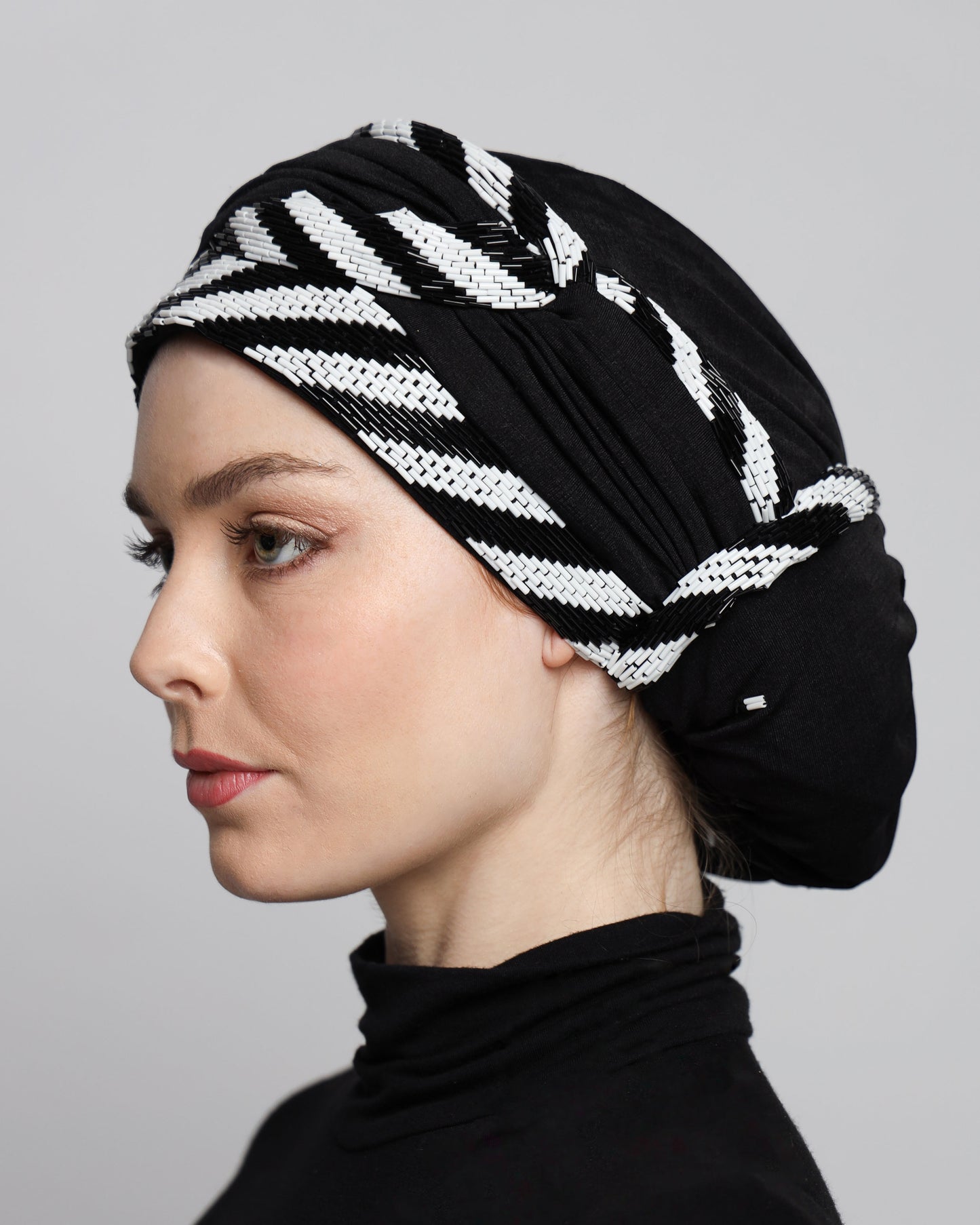 Beading Elegant Classic Turban