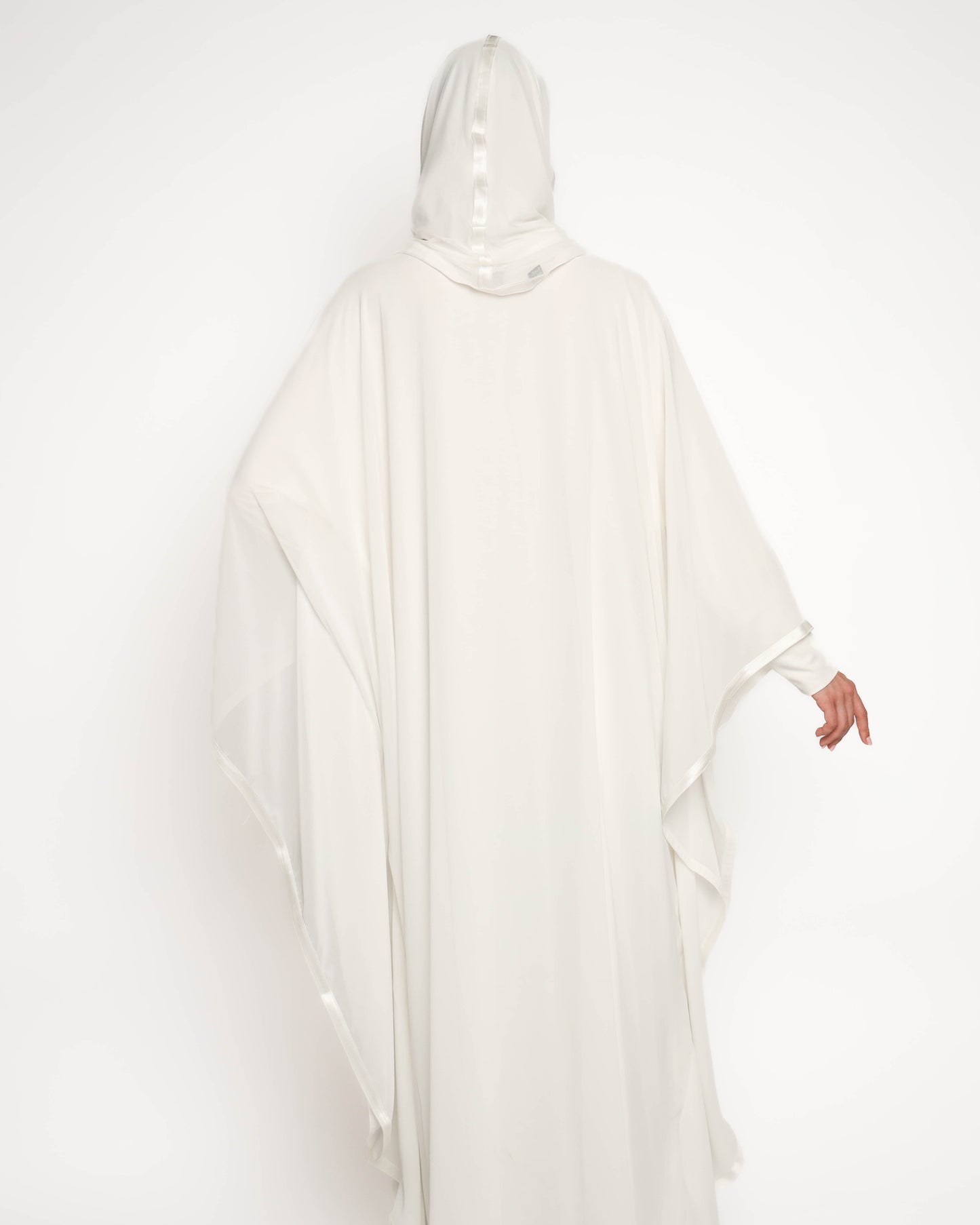 Off-white Chiffon Kaftan
