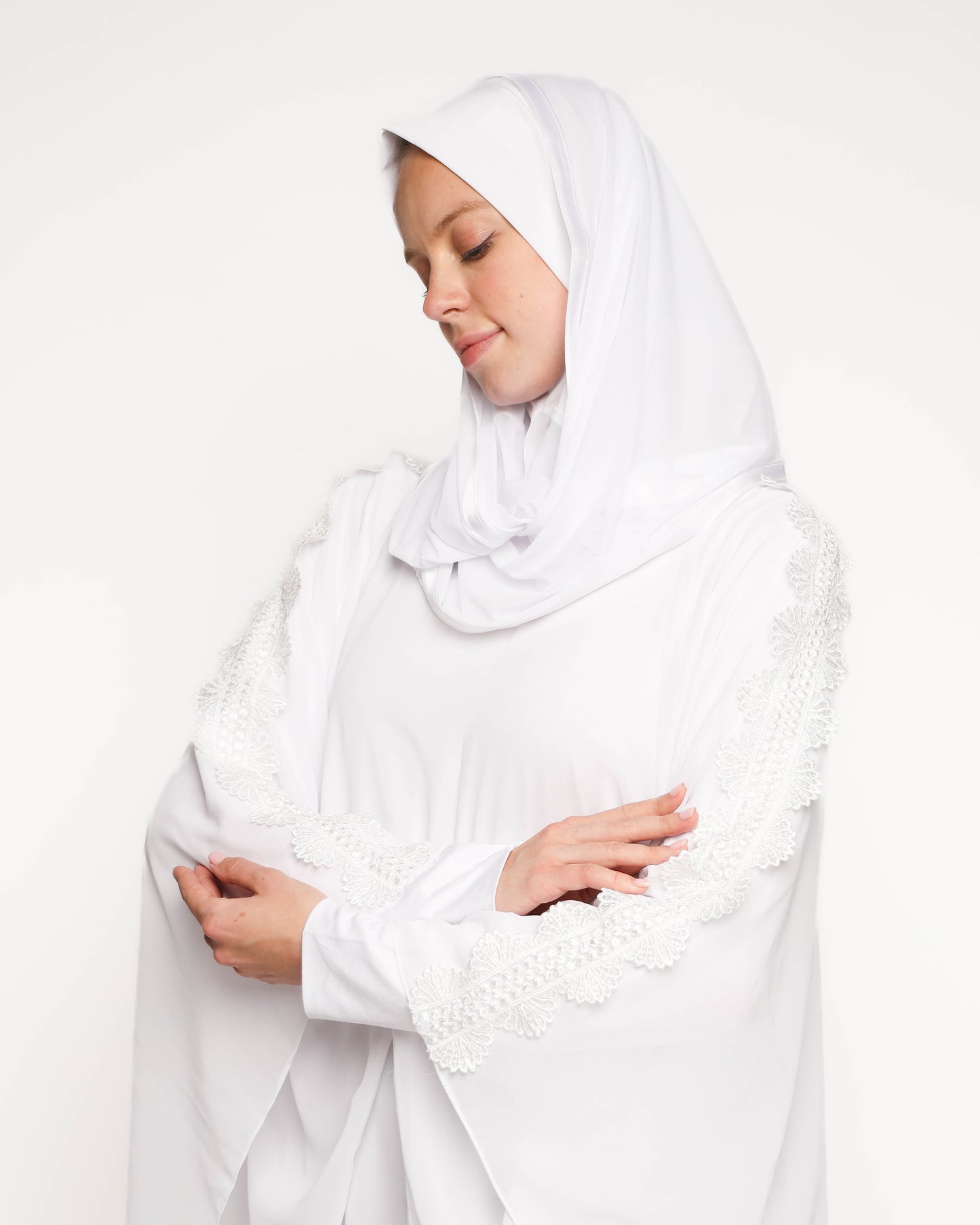 Lace Chiffon Kaftan