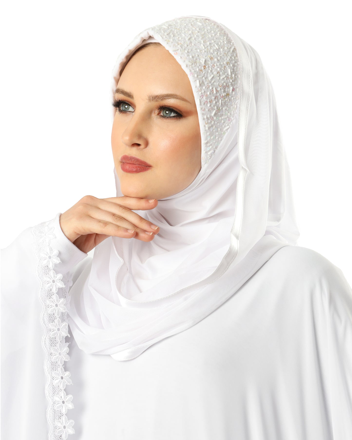 Beading Lycra Coif 01