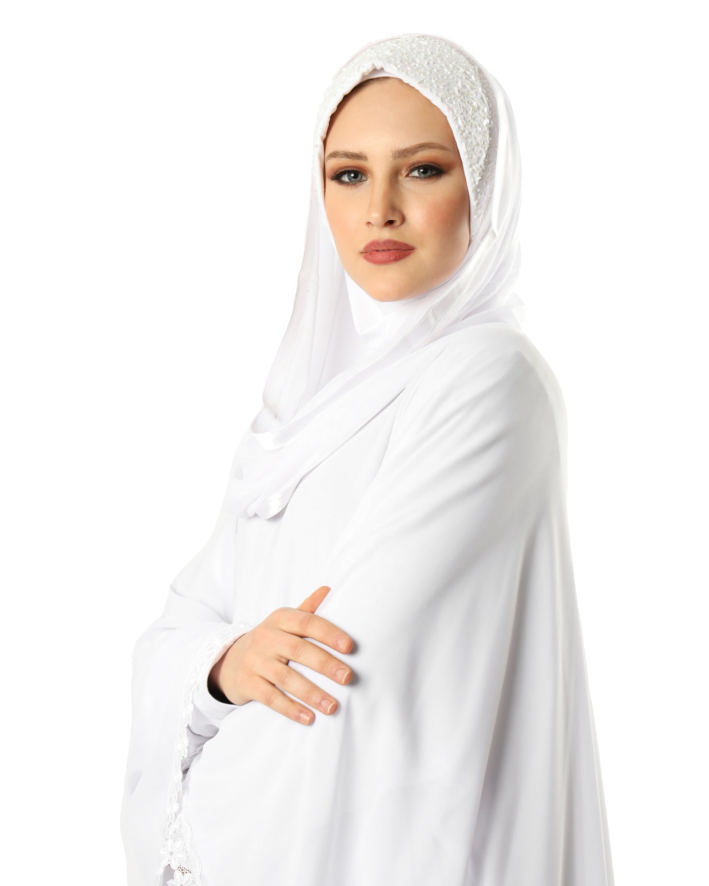 Beading Lycra Coif 01
