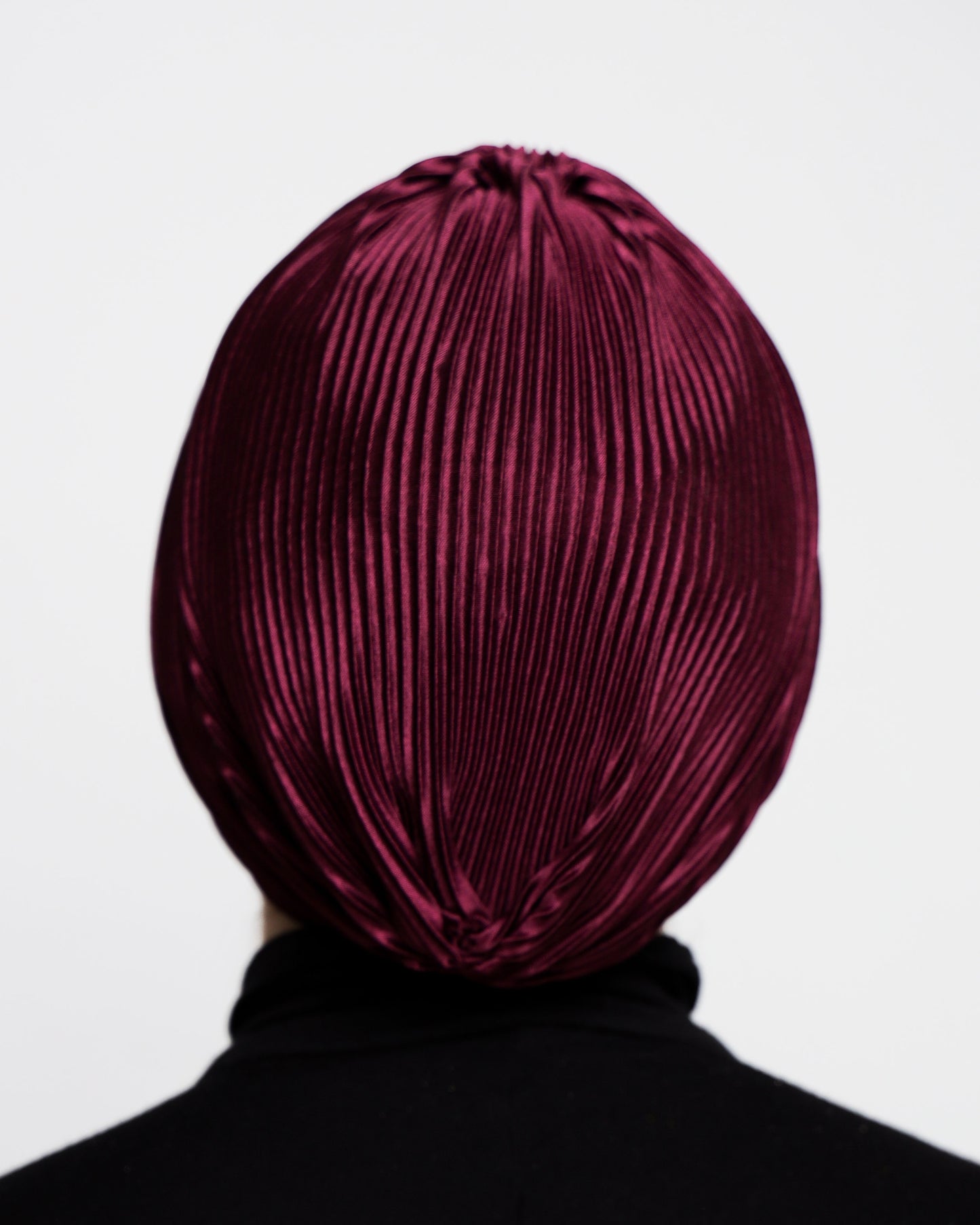 Plain Plisse Turban