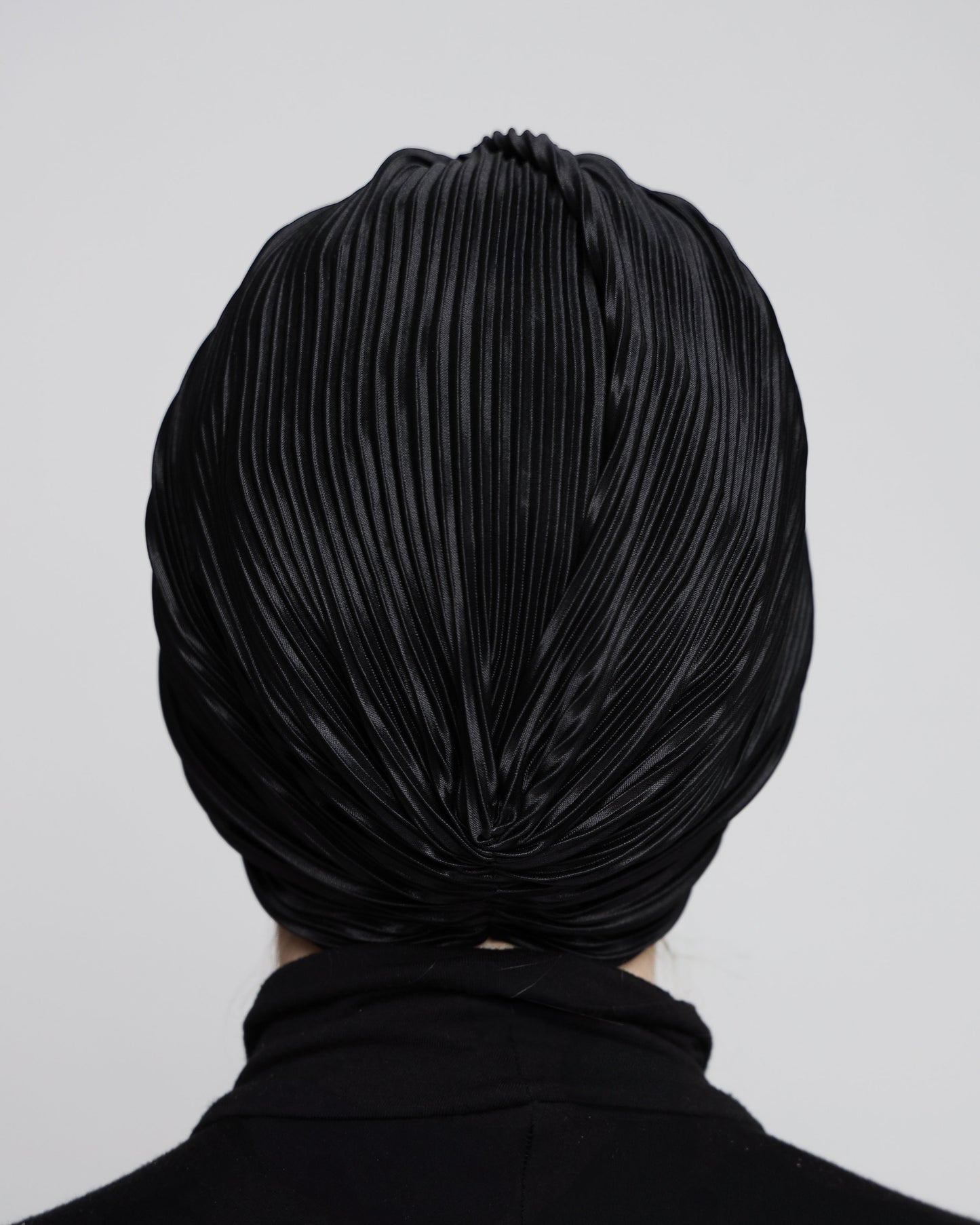 Plain Plisse Turban