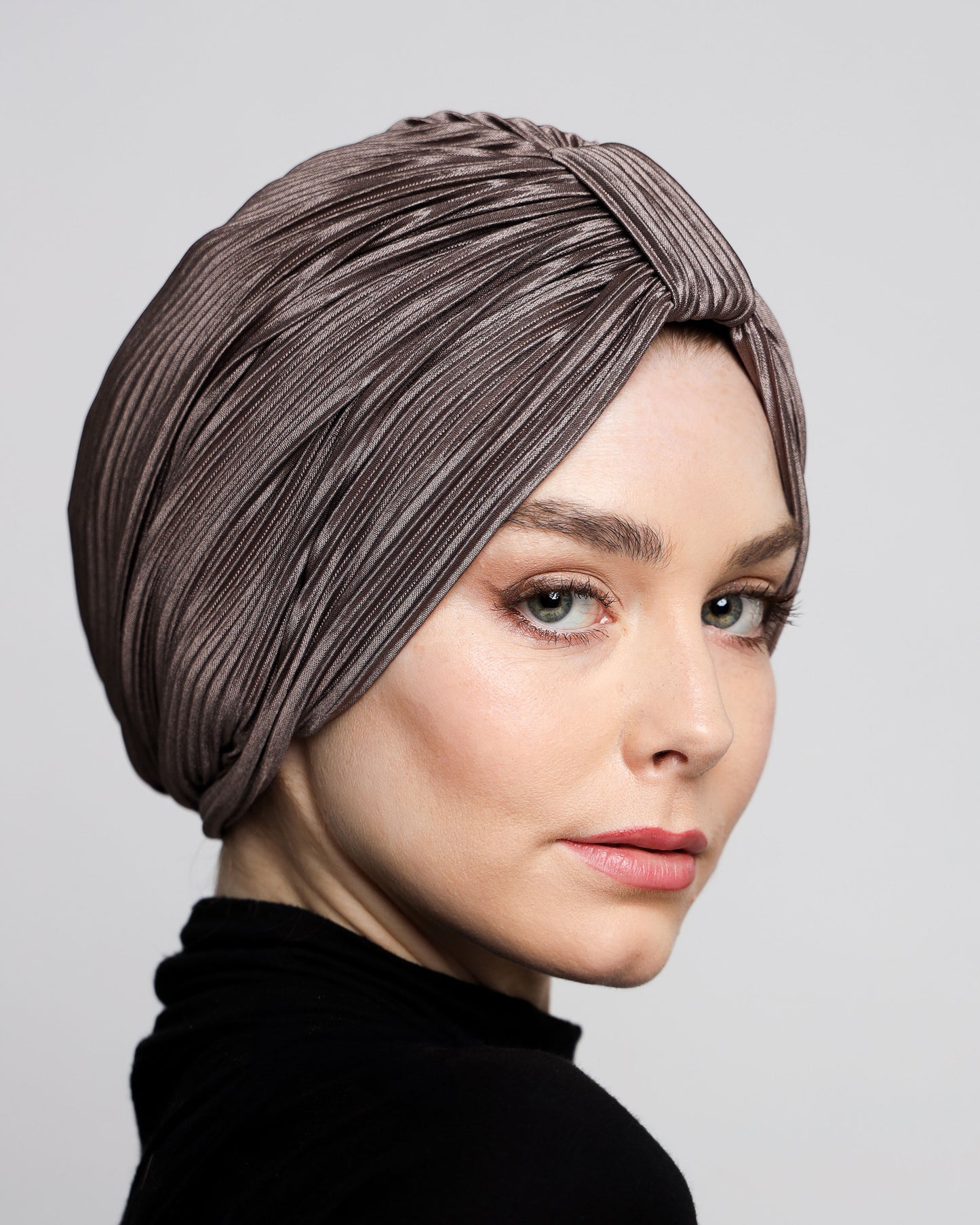Plain Plisse Turban