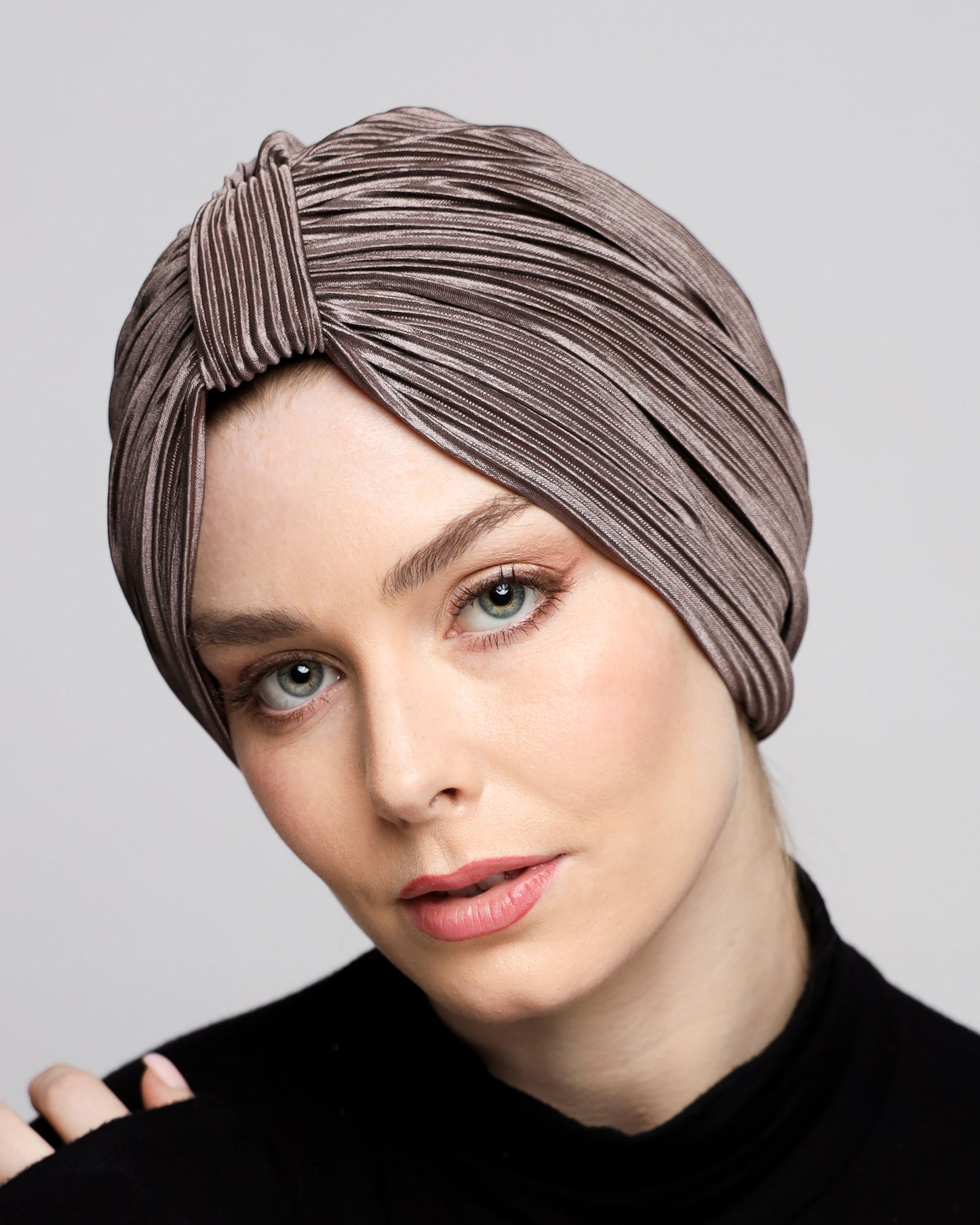 Plain Plisse Turban