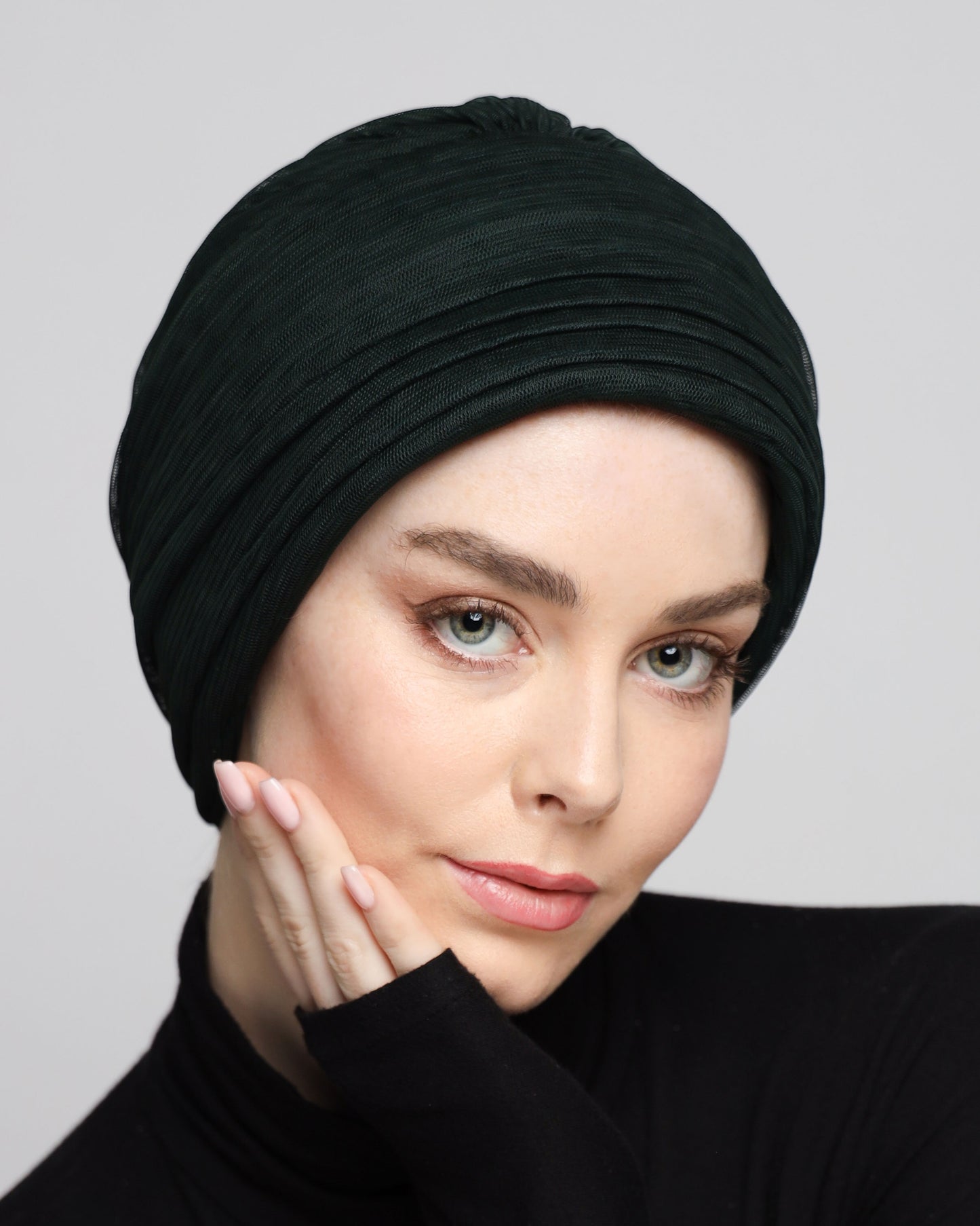 Tulle Pleats Turban