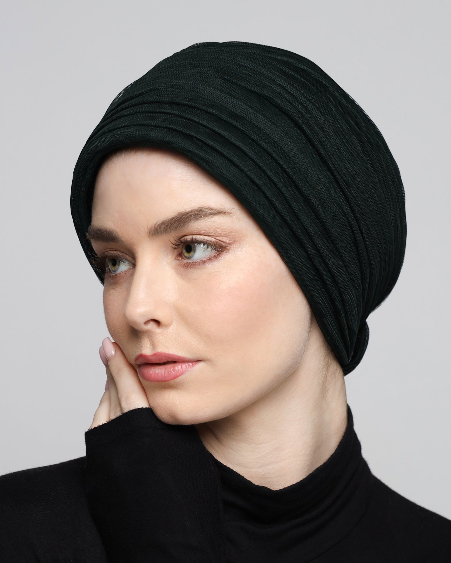 Tulle Pleats Turban