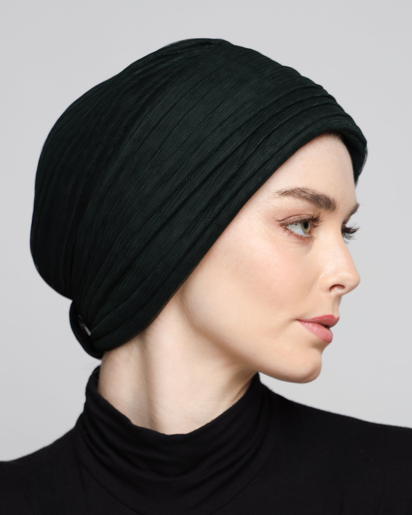 Tulle Pleats Turban