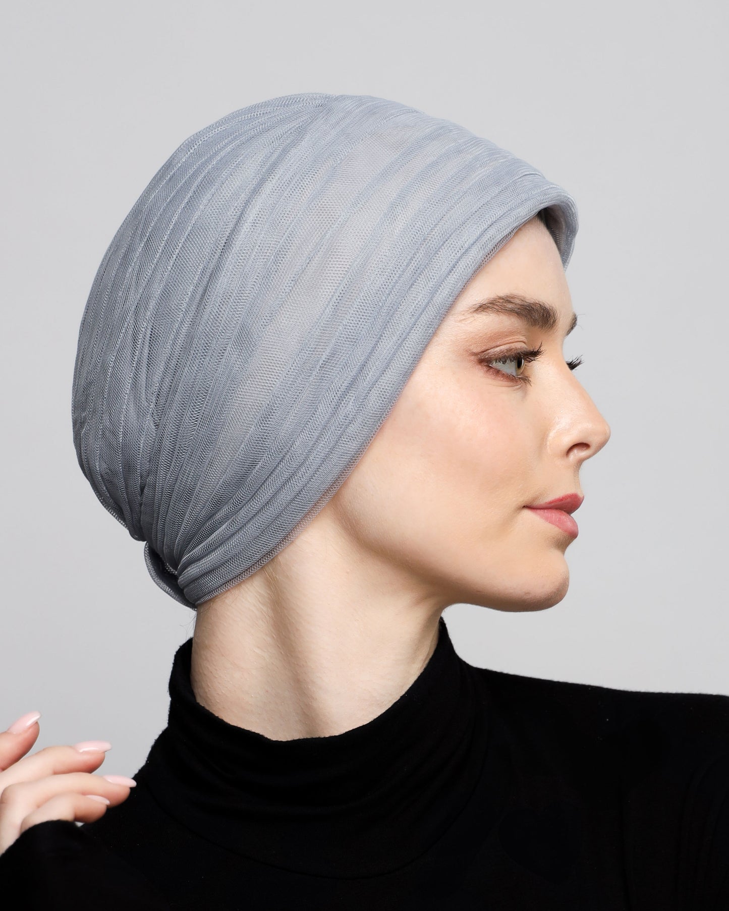 Tulle Pleats Turban