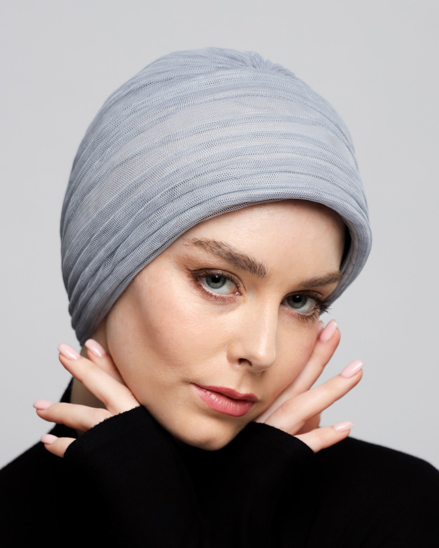 Tulle Pleats Turban