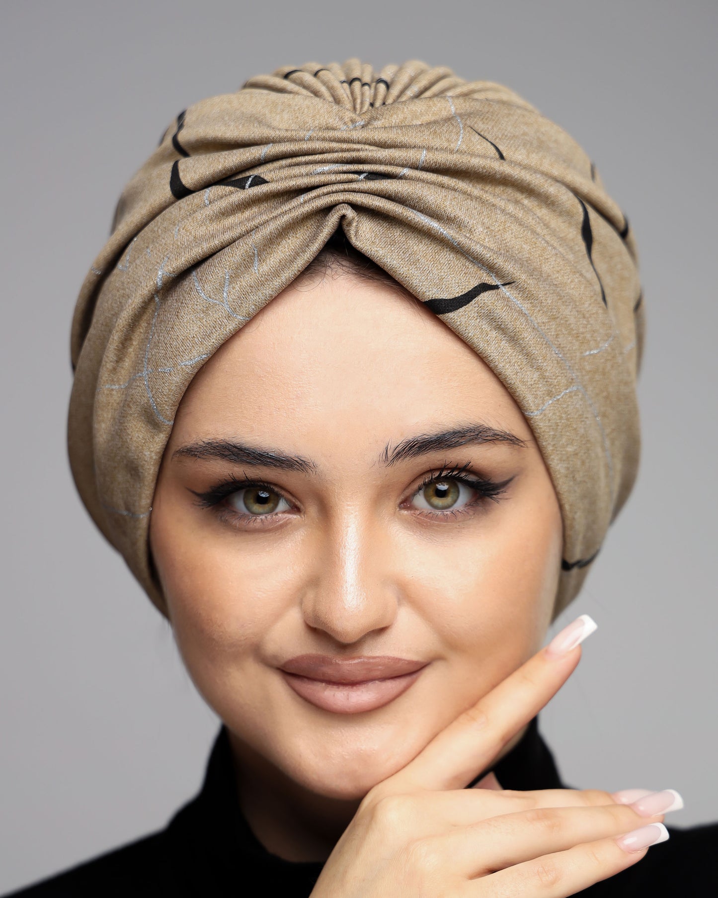 Marble Wool Turban