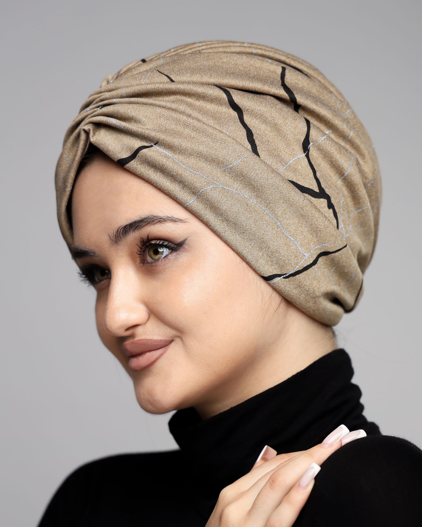 Marble Wool Turban