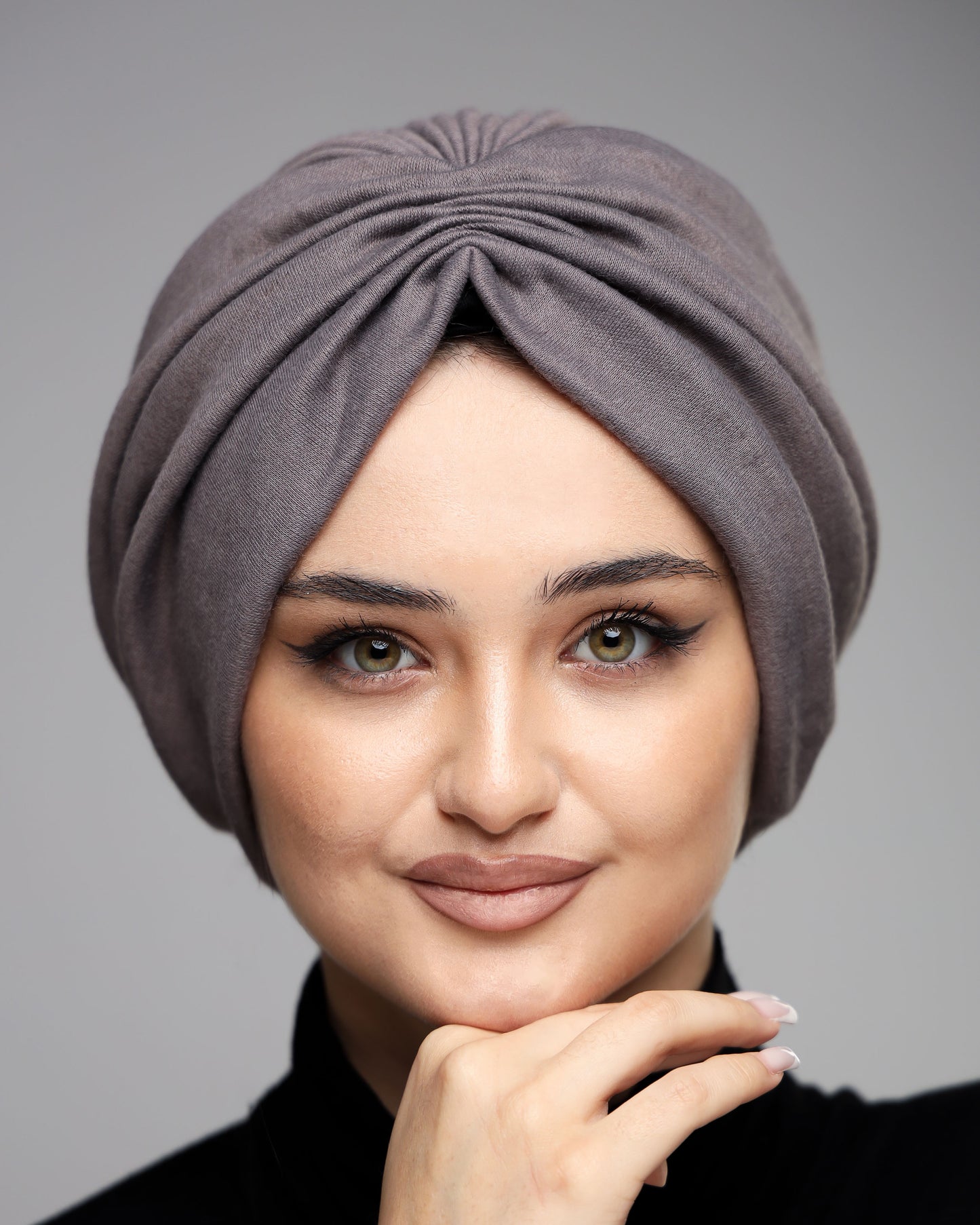 Plain Gathering Wool Turban