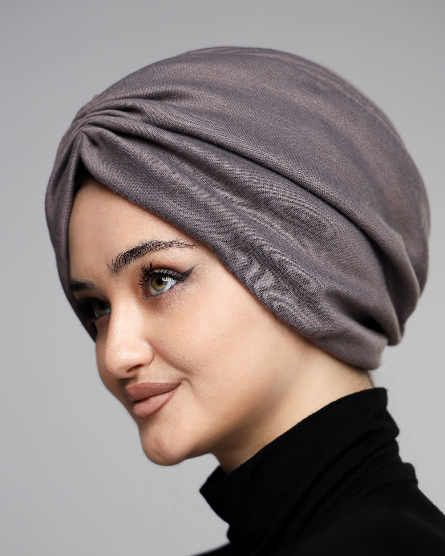 Plain Gathering Wool Turban