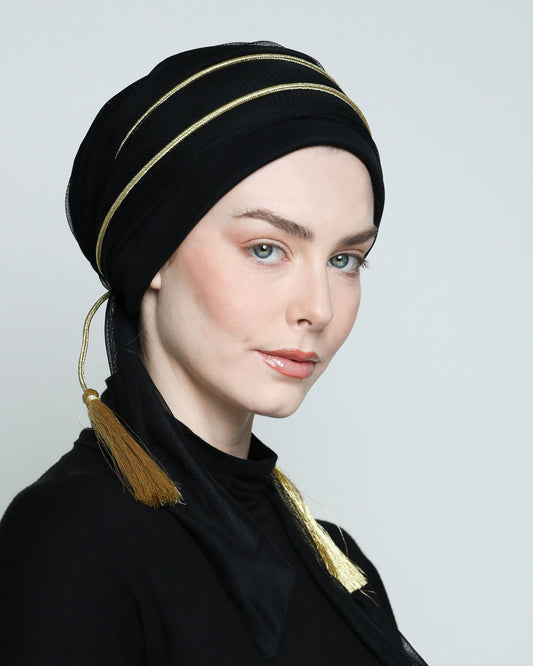 Multi-way Tassels Turban