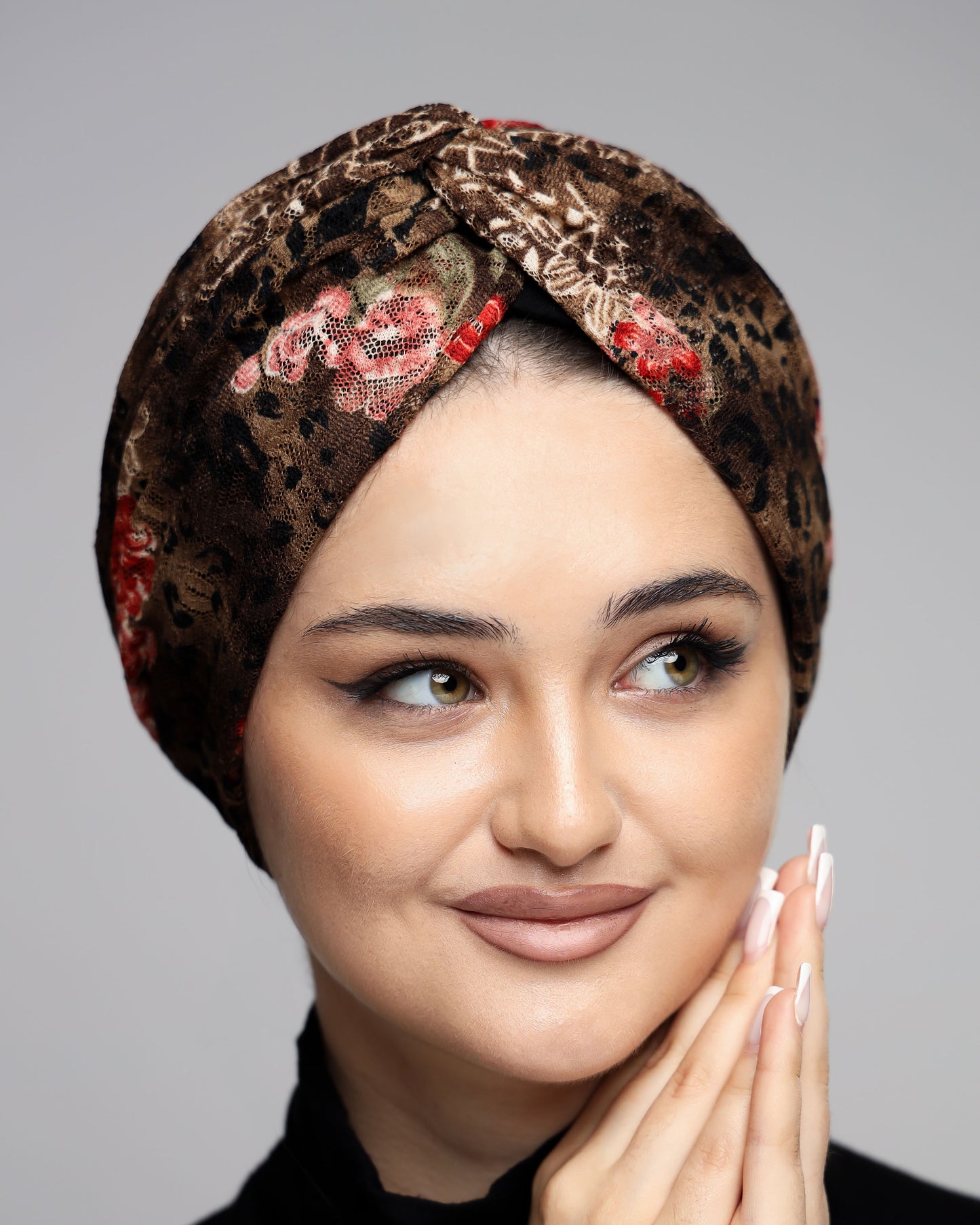 Tulle Leopard Print Turban
