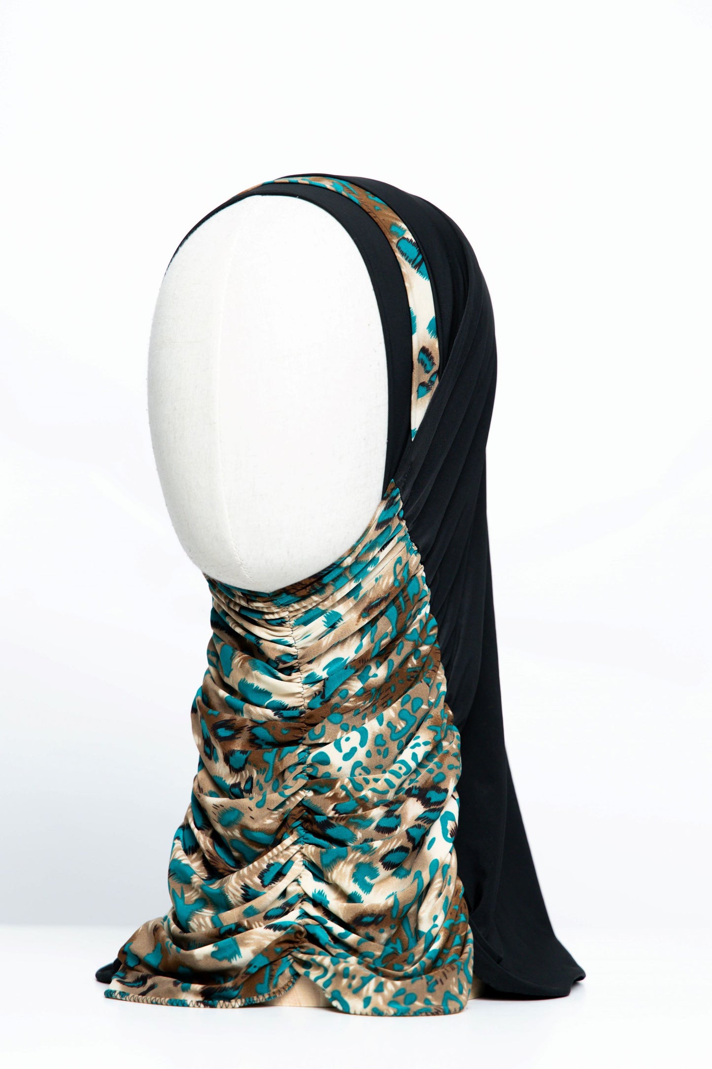 Printed Gathering Ready-made Hijab