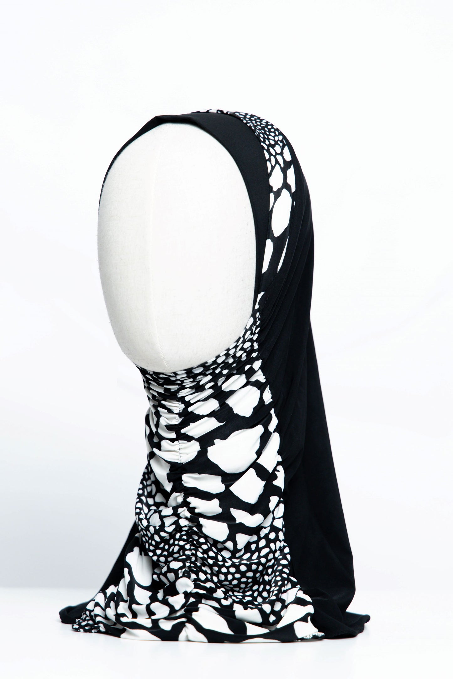 Printed Gathering Ready-made Hijab