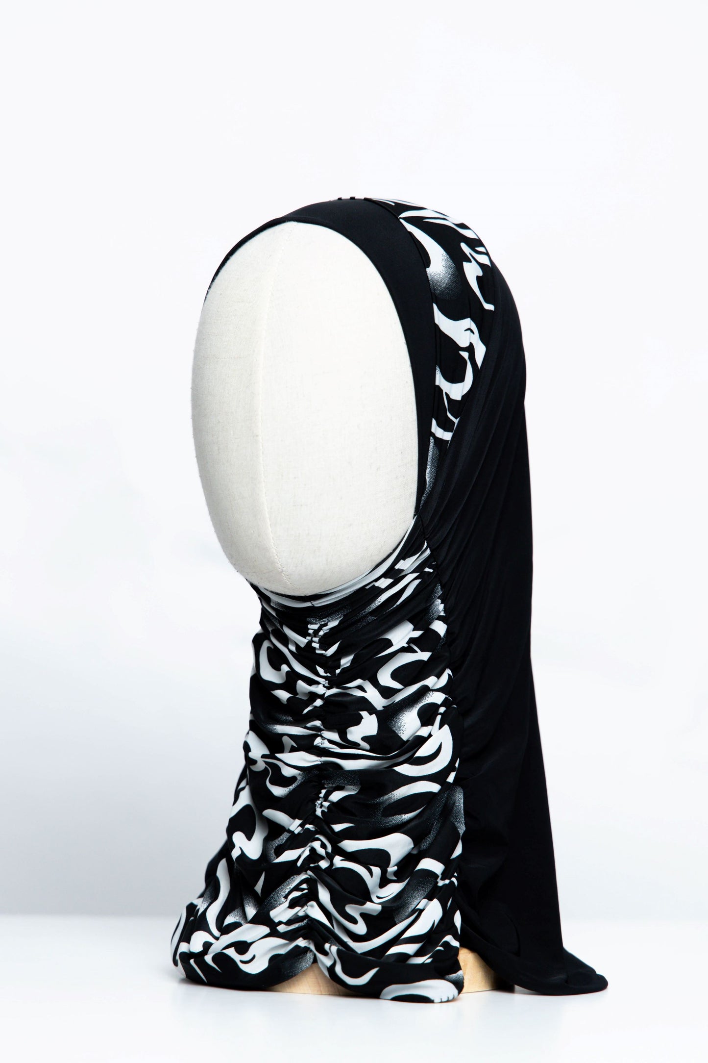 Printed Gathering Ready-made Hijab