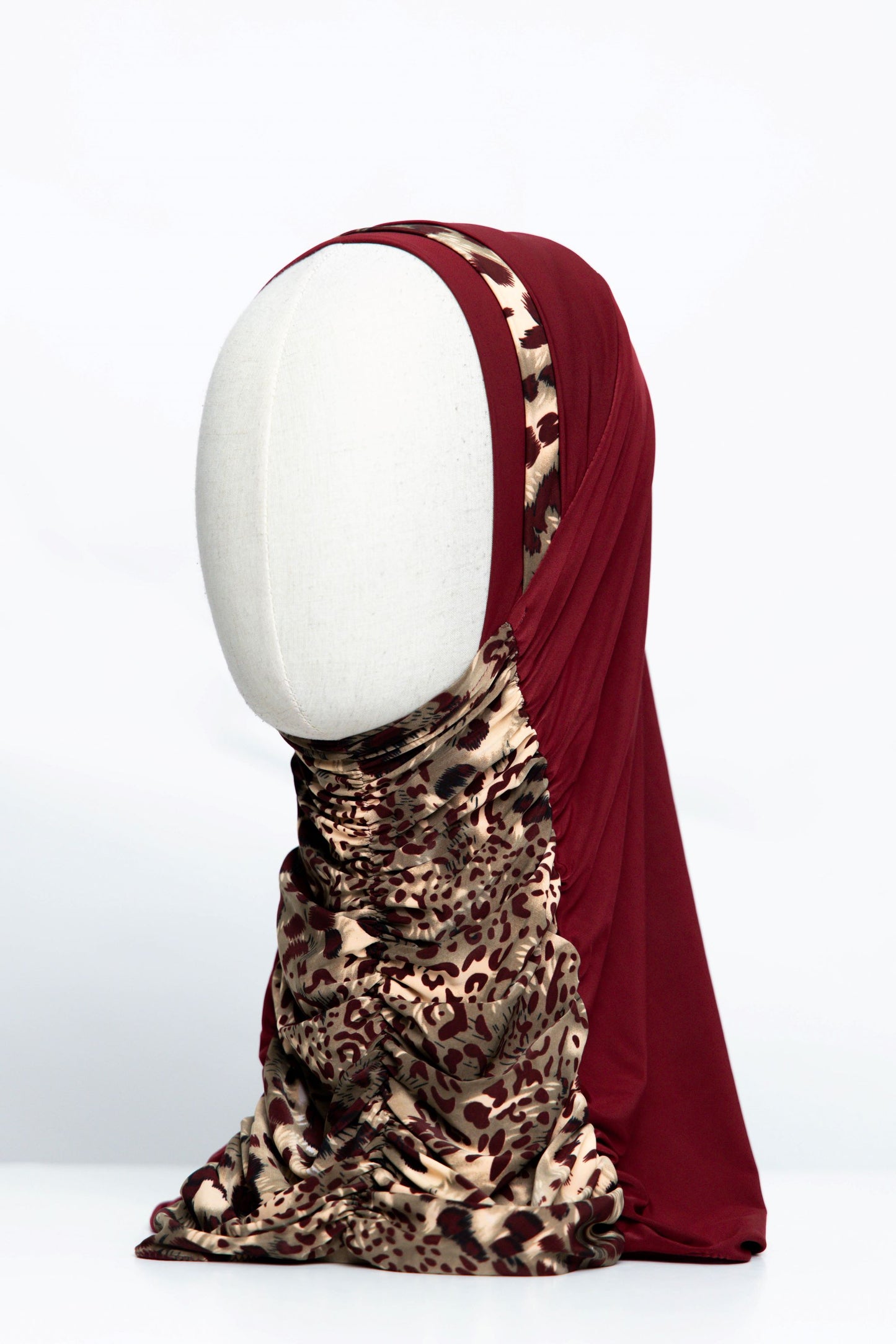 Printed Gathering Ready-made Hijab