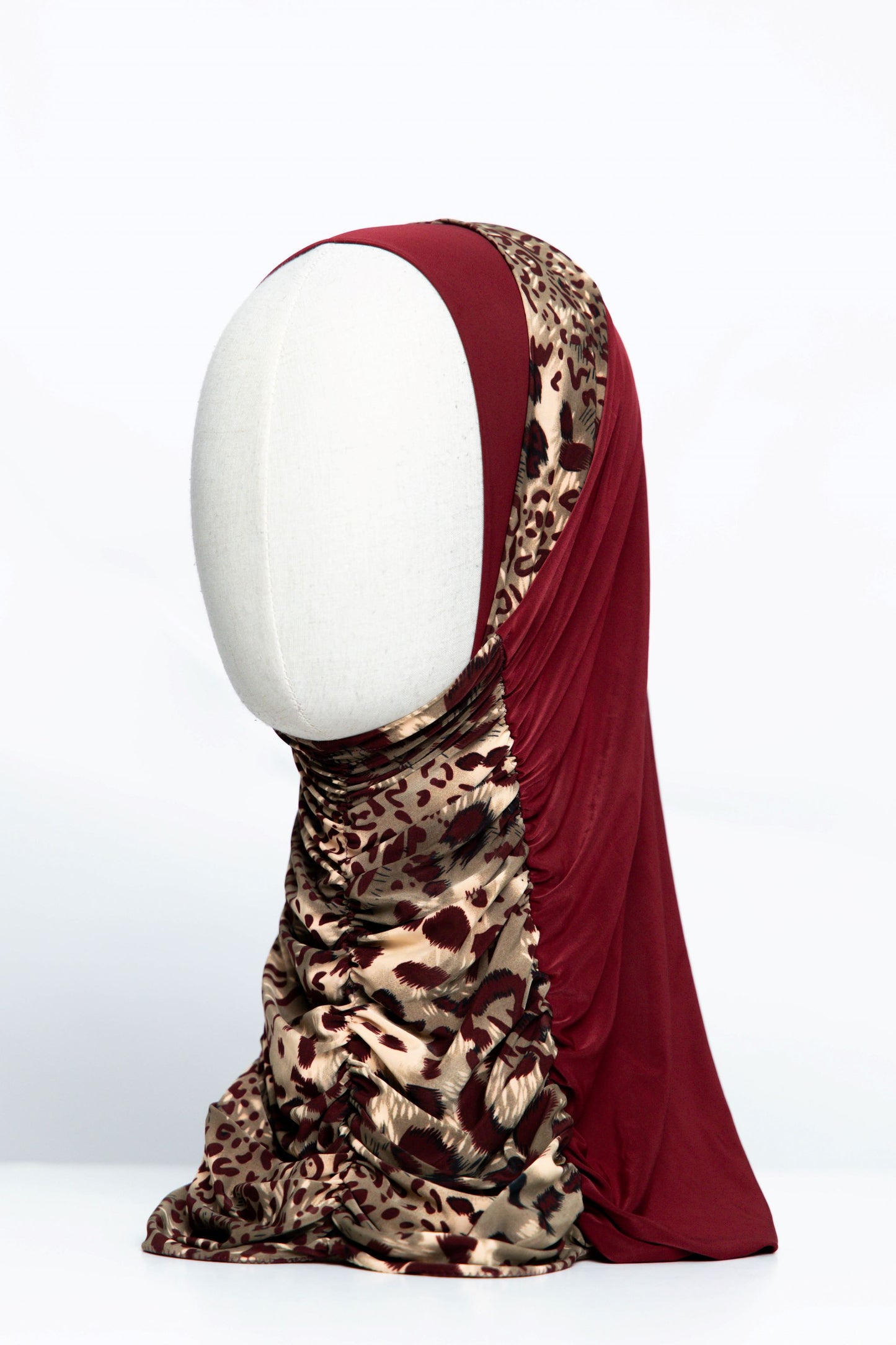 Printed Gathering Ready-made Hijab