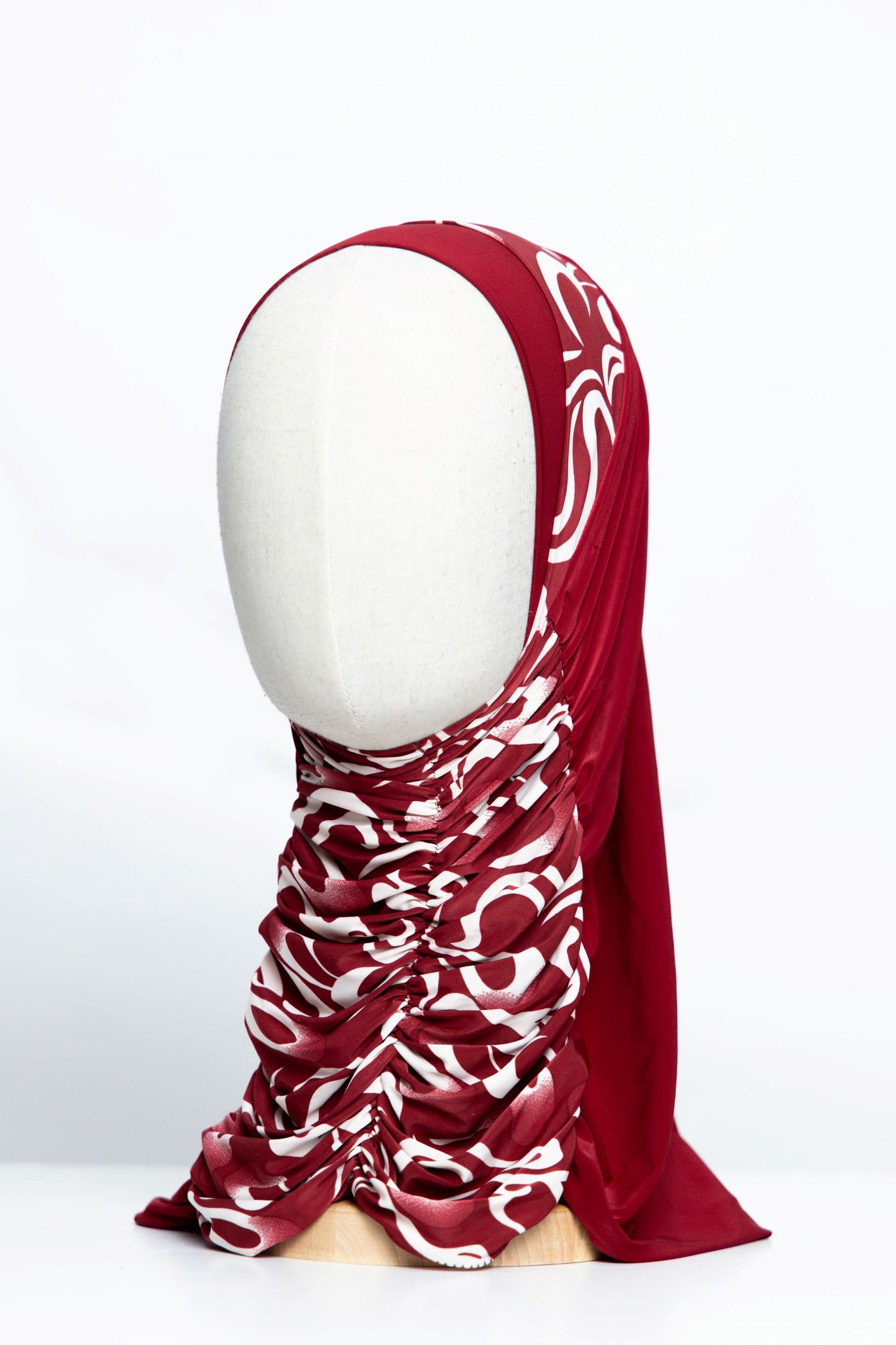 Printed Gathering Ready-made Hijab