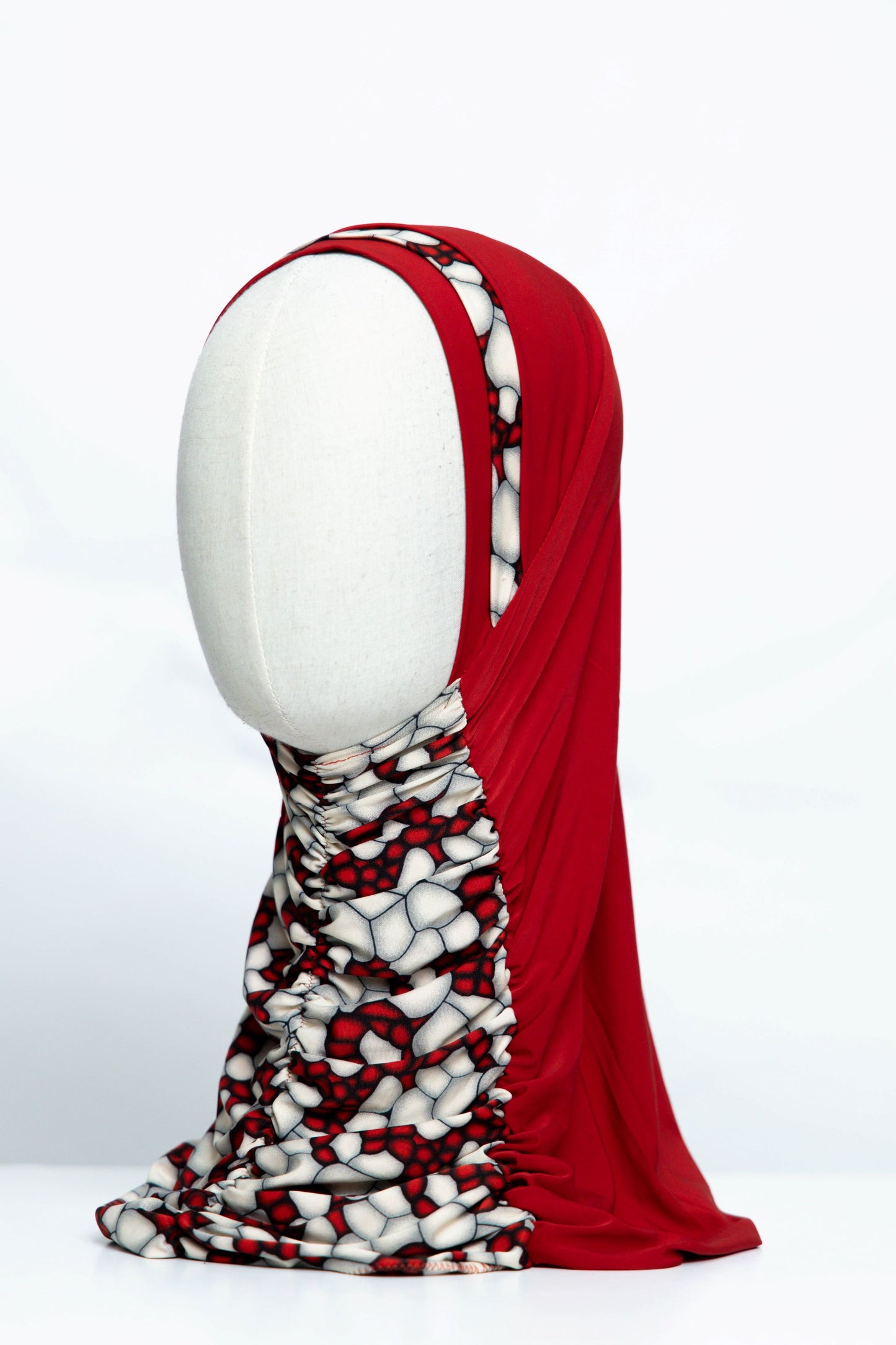 Printed Gathering Ready-made Hijab